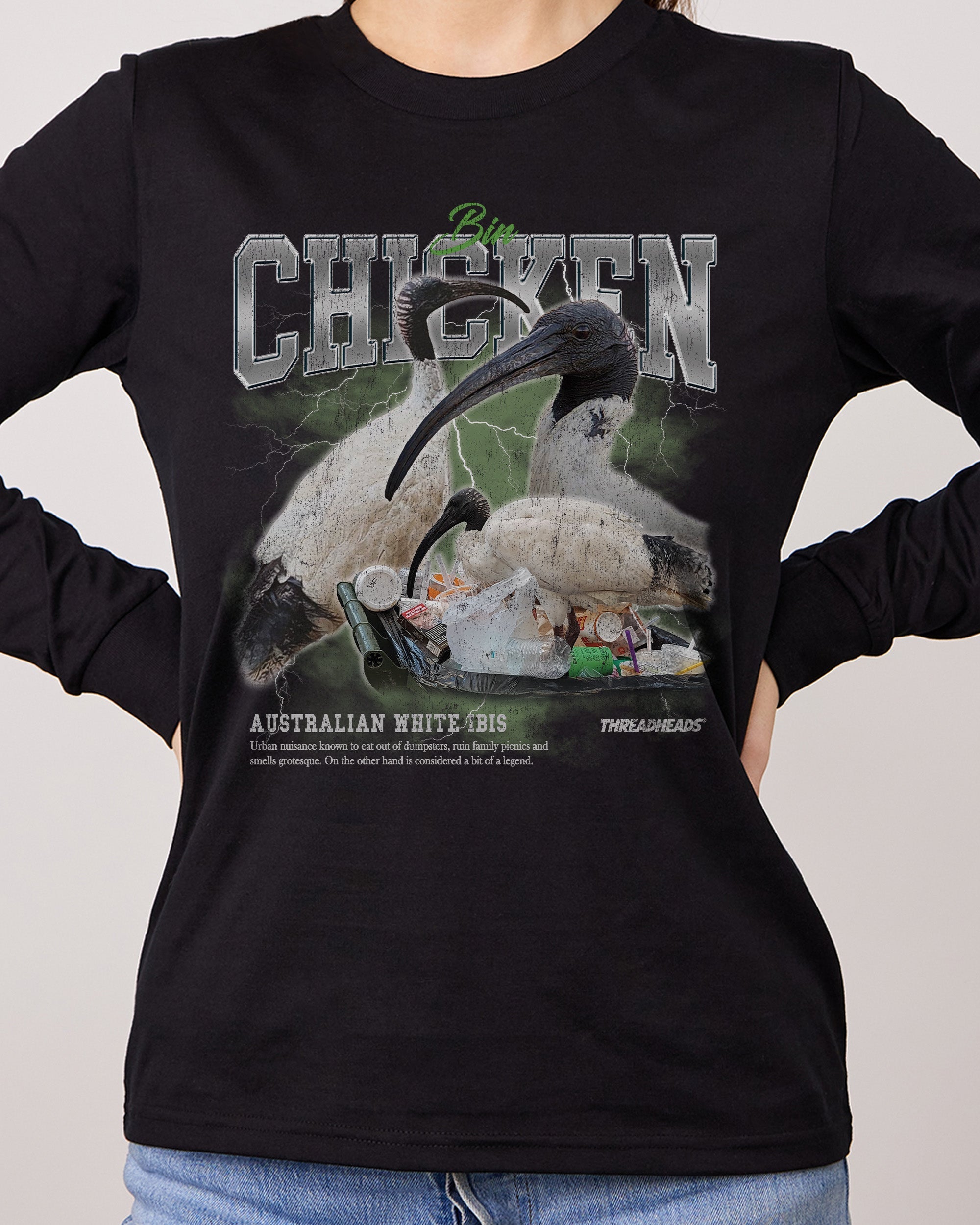 Vintage Bin Chicken Long Sleeve