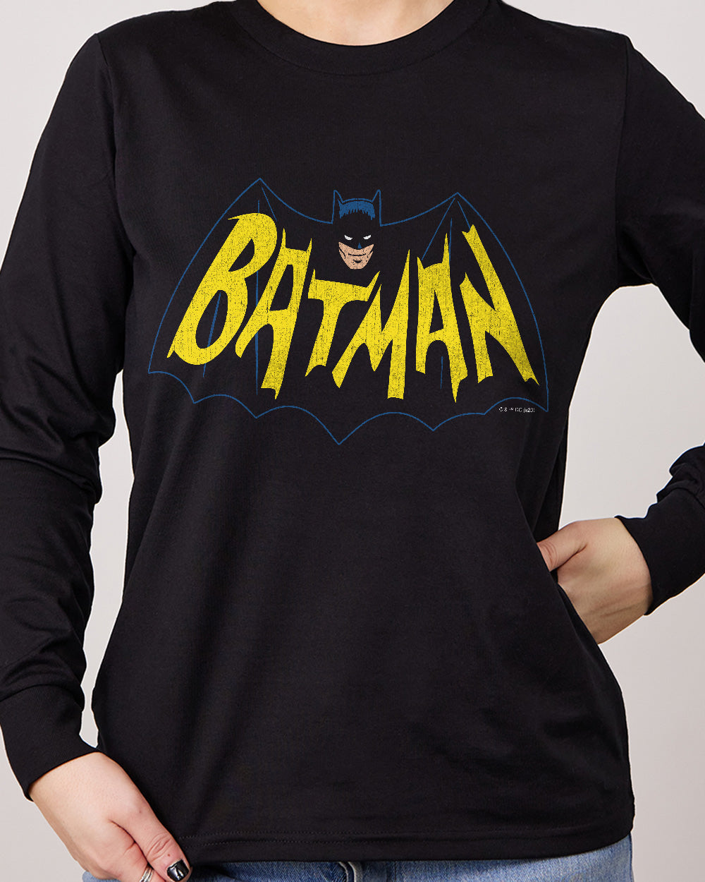 Batman Vintage 60s Logo Long Sleeve