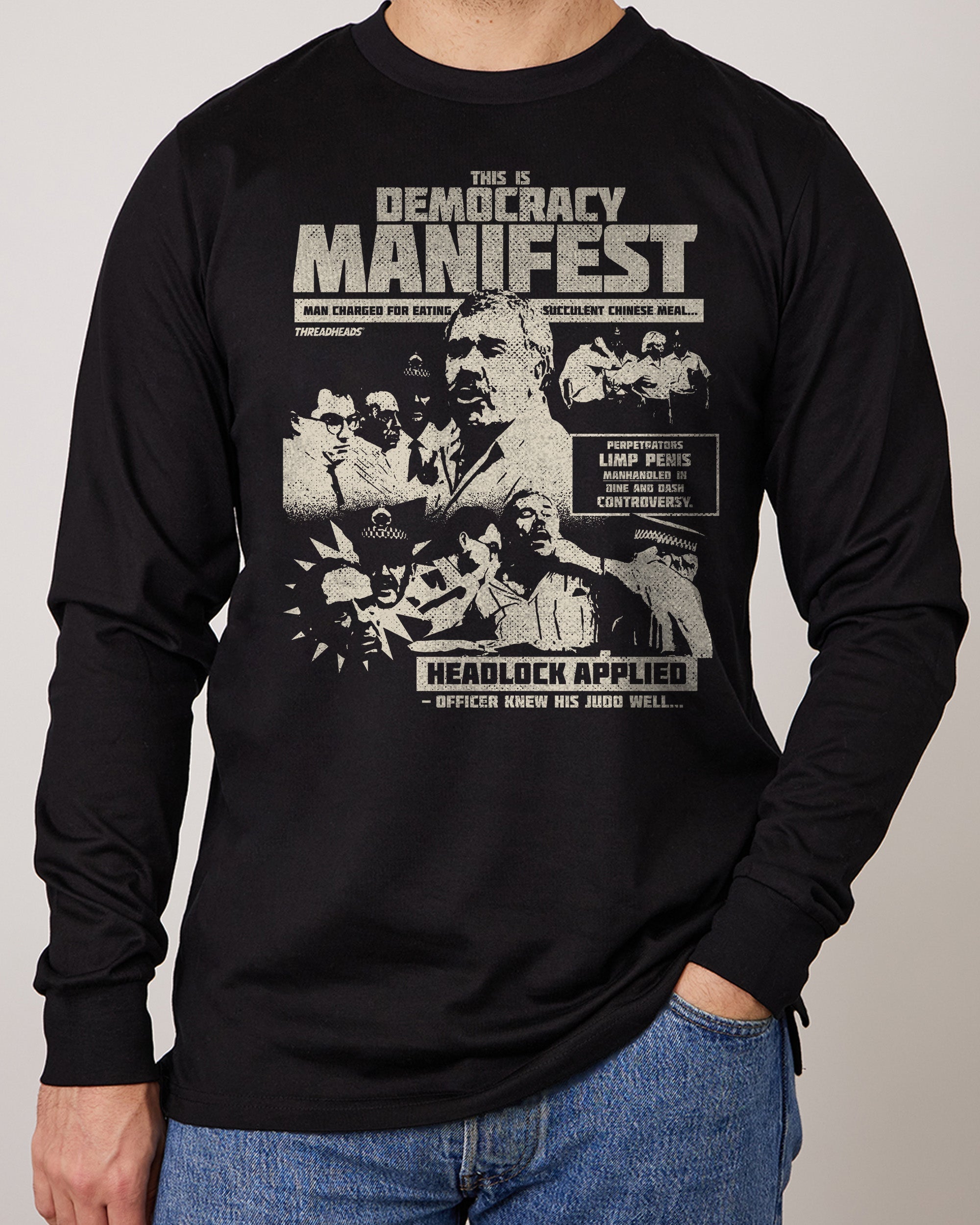 Democracy Manifest: Tabloid Edition Long Sleeve