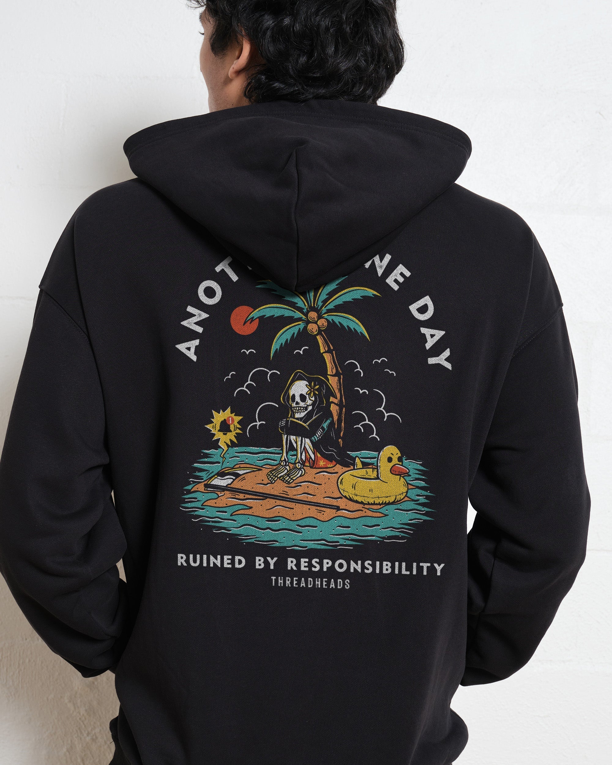 Another Fine Day Front and Back Hoodie