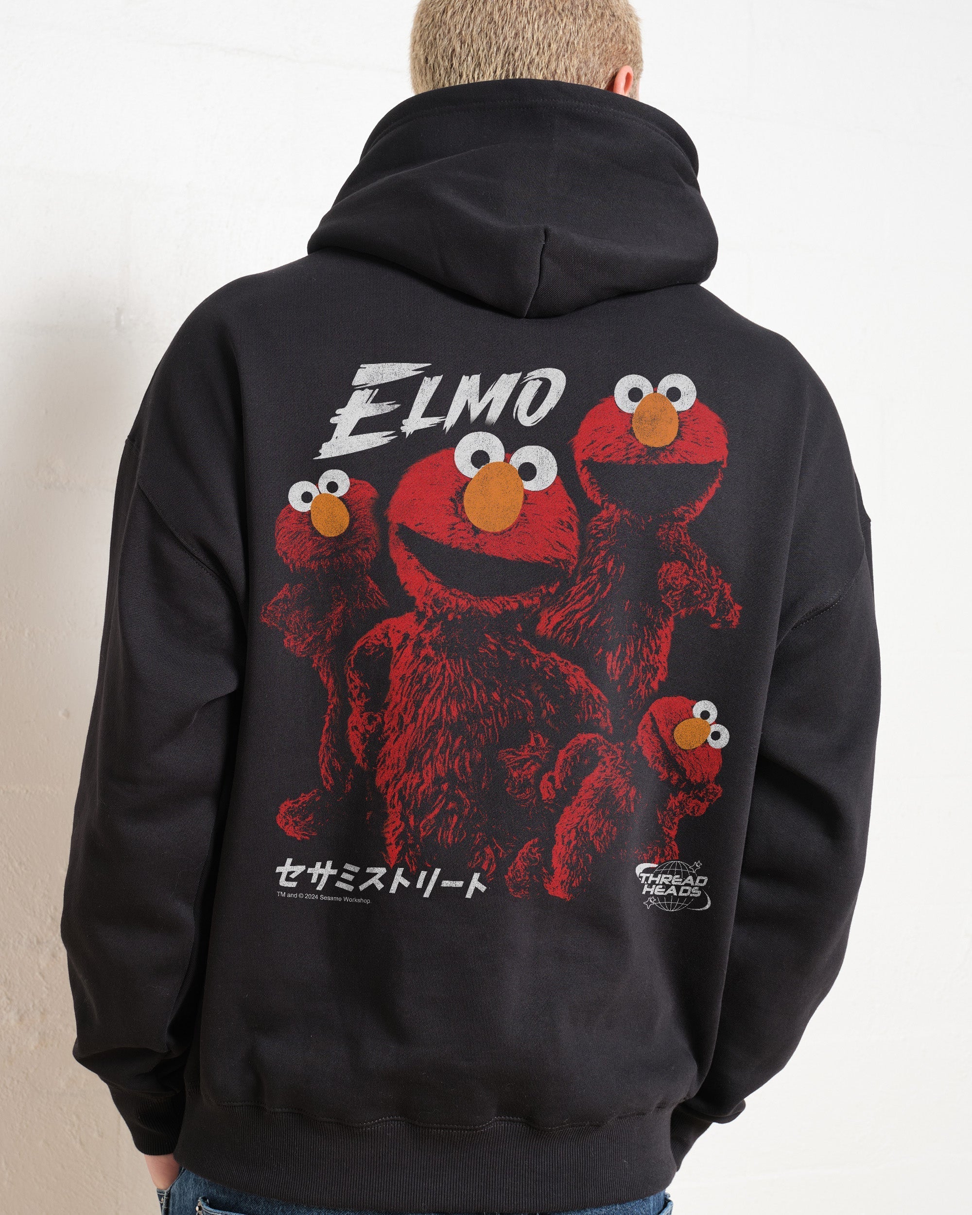 Tokyo Elmo Front and Back Hoodie