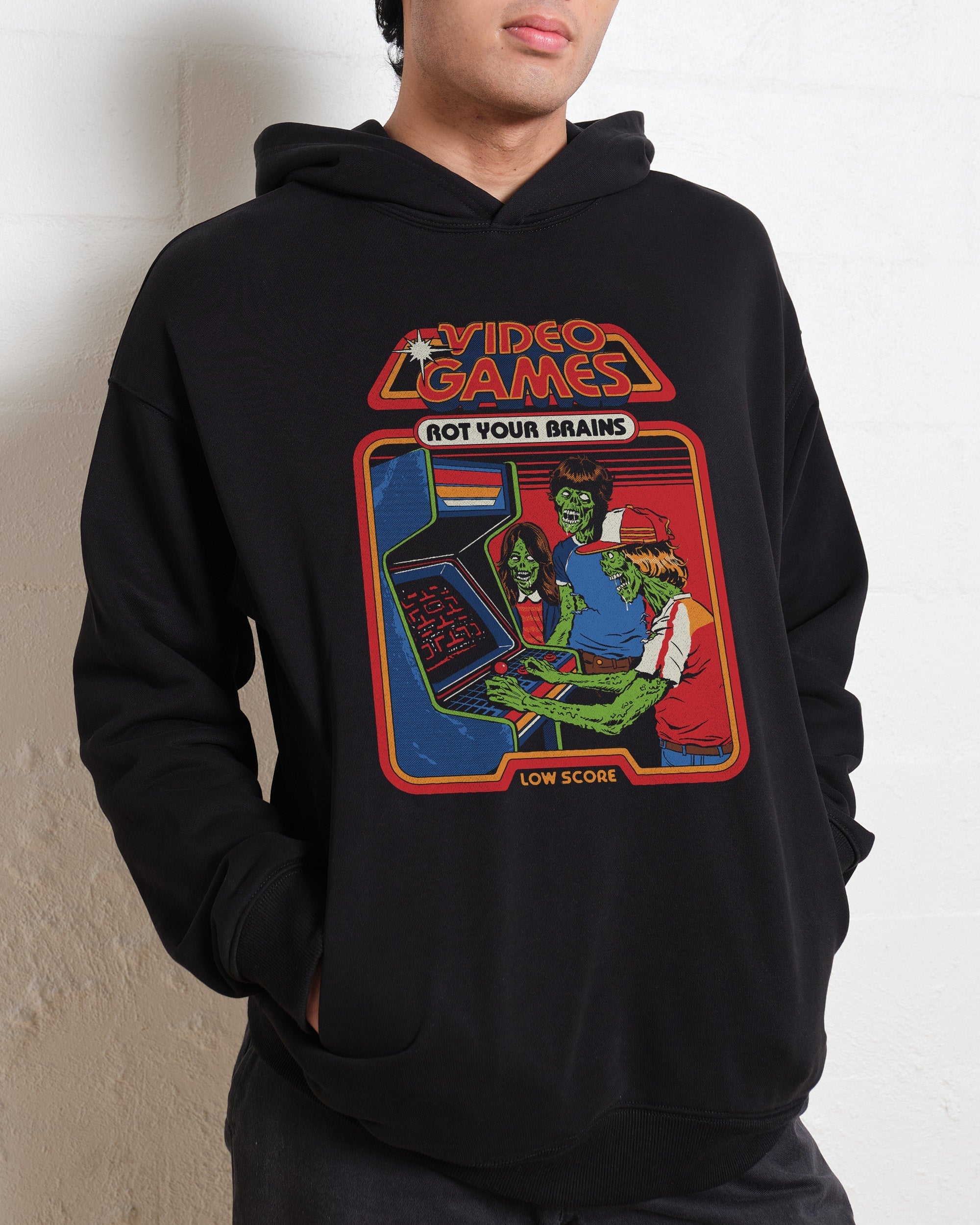 Video Games Rot Your Brains Hoodie