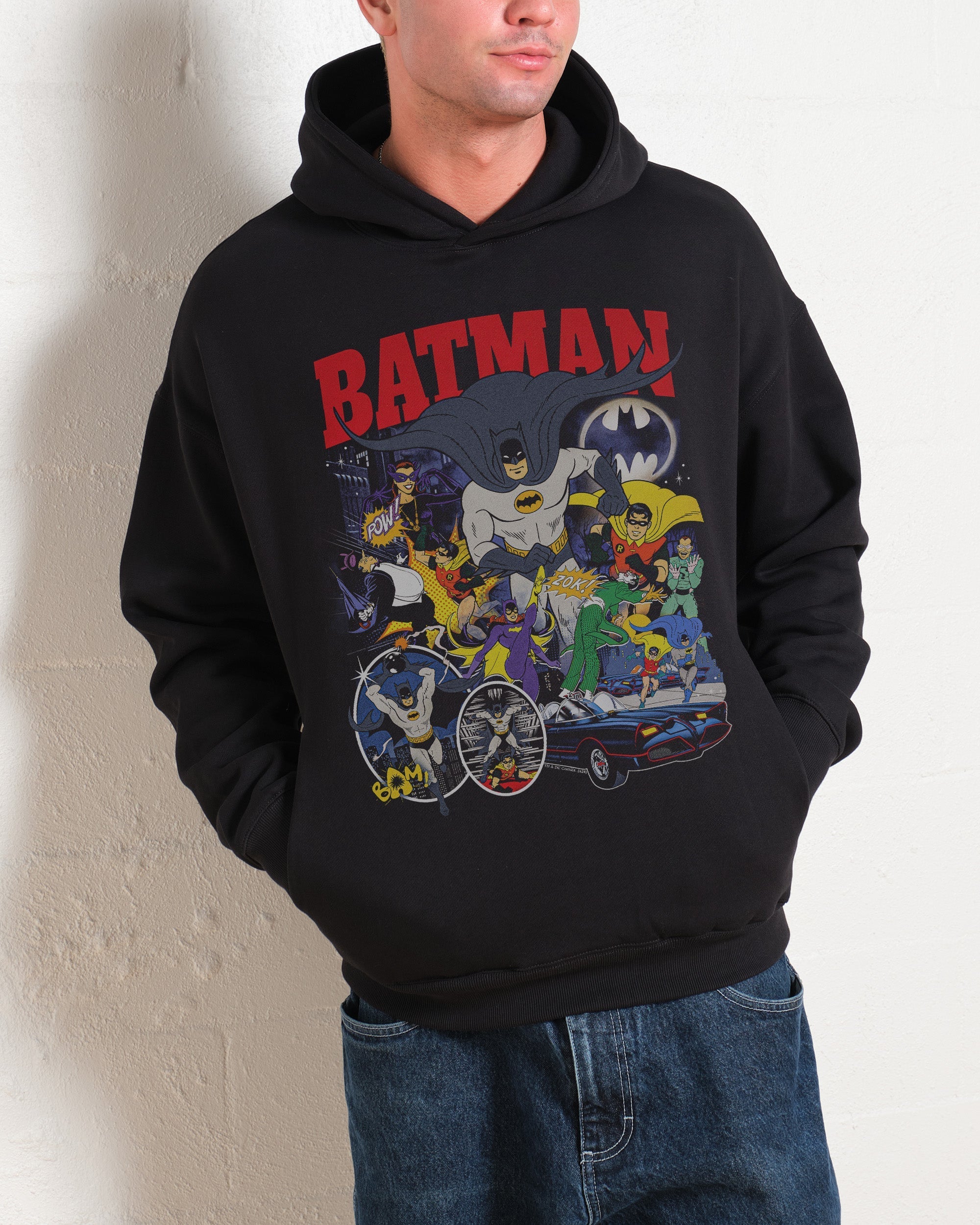 Batman Animated Vintage Hoodie