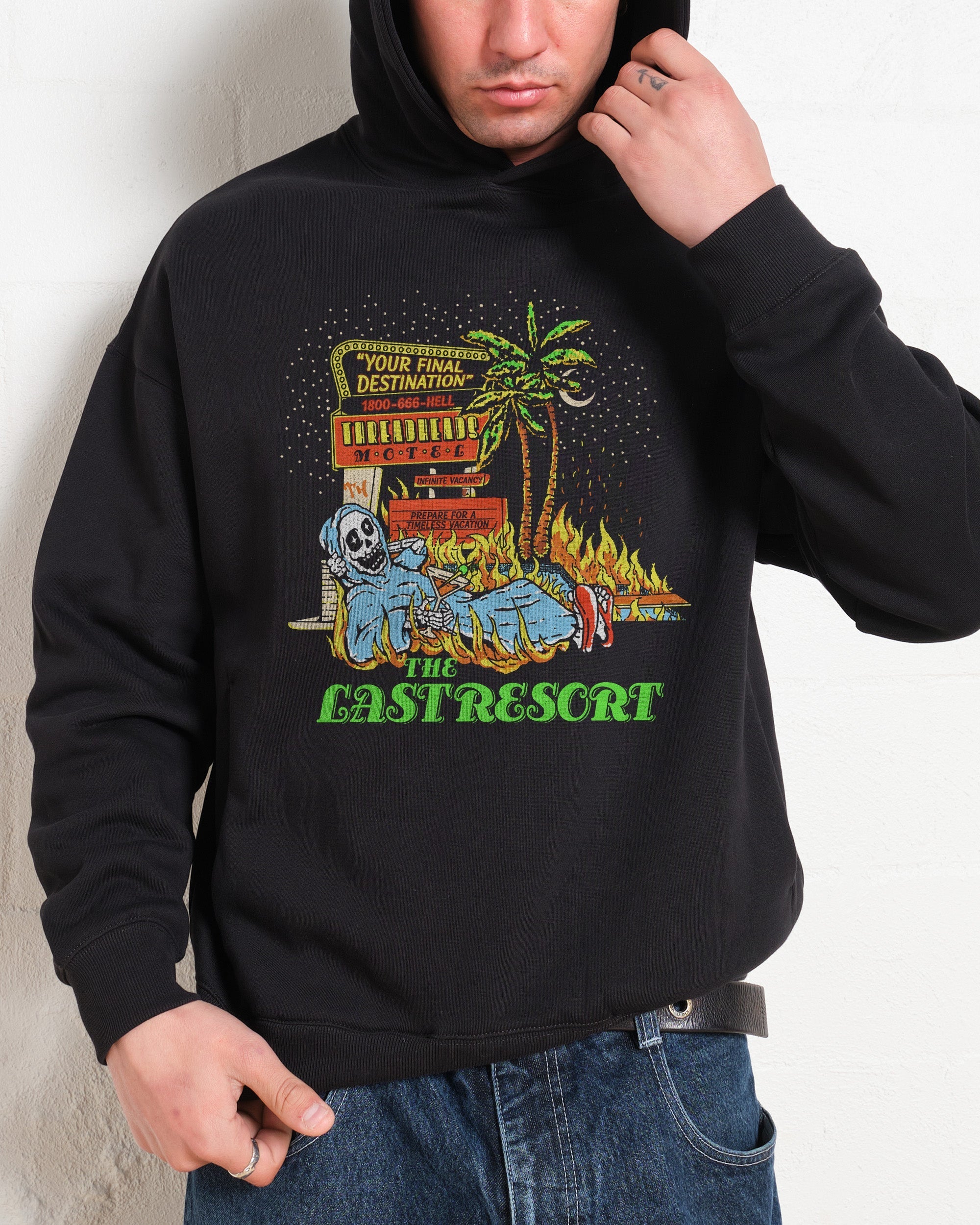 Last Resort Hotel Vacation Packages Hoodie