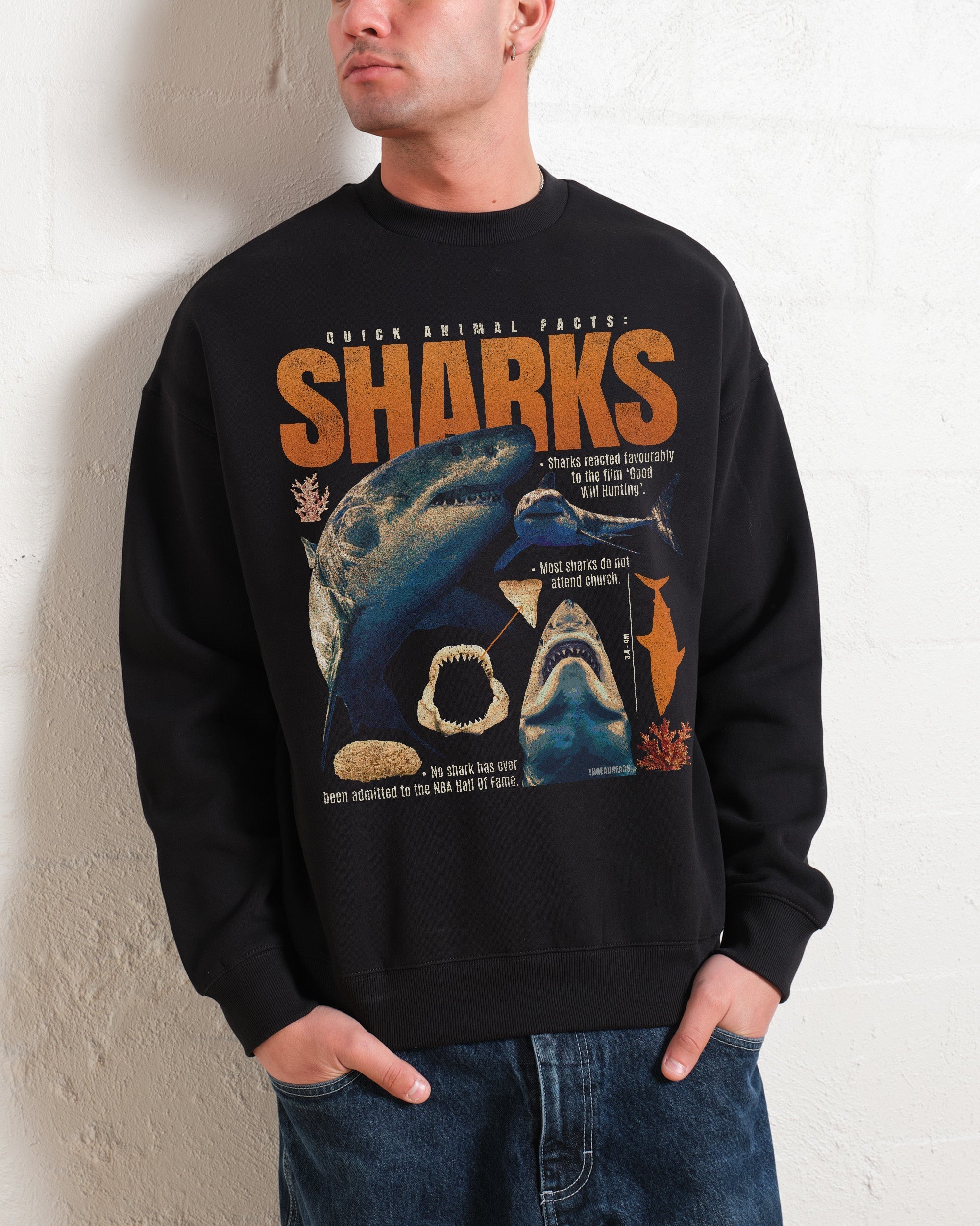 Quick Animal Facts - Sharks Sweatshirt