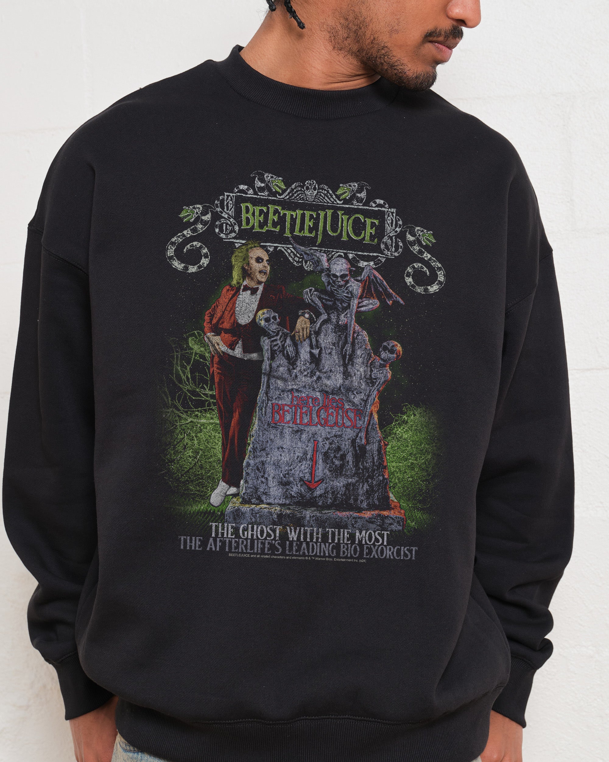 Beetlejuice Lies Here Sweatshirt