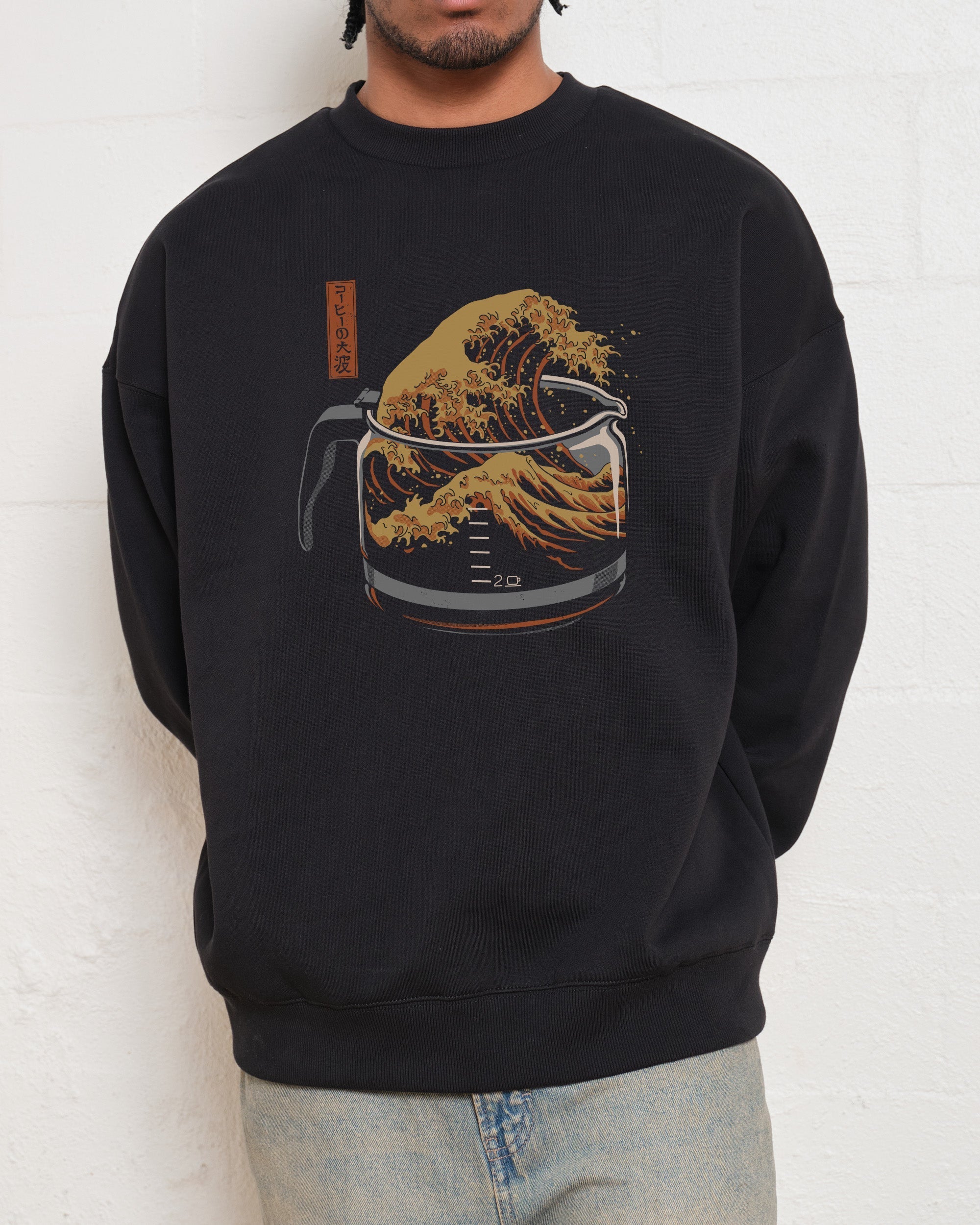 The Great Wave of Coffee Sweatshirt