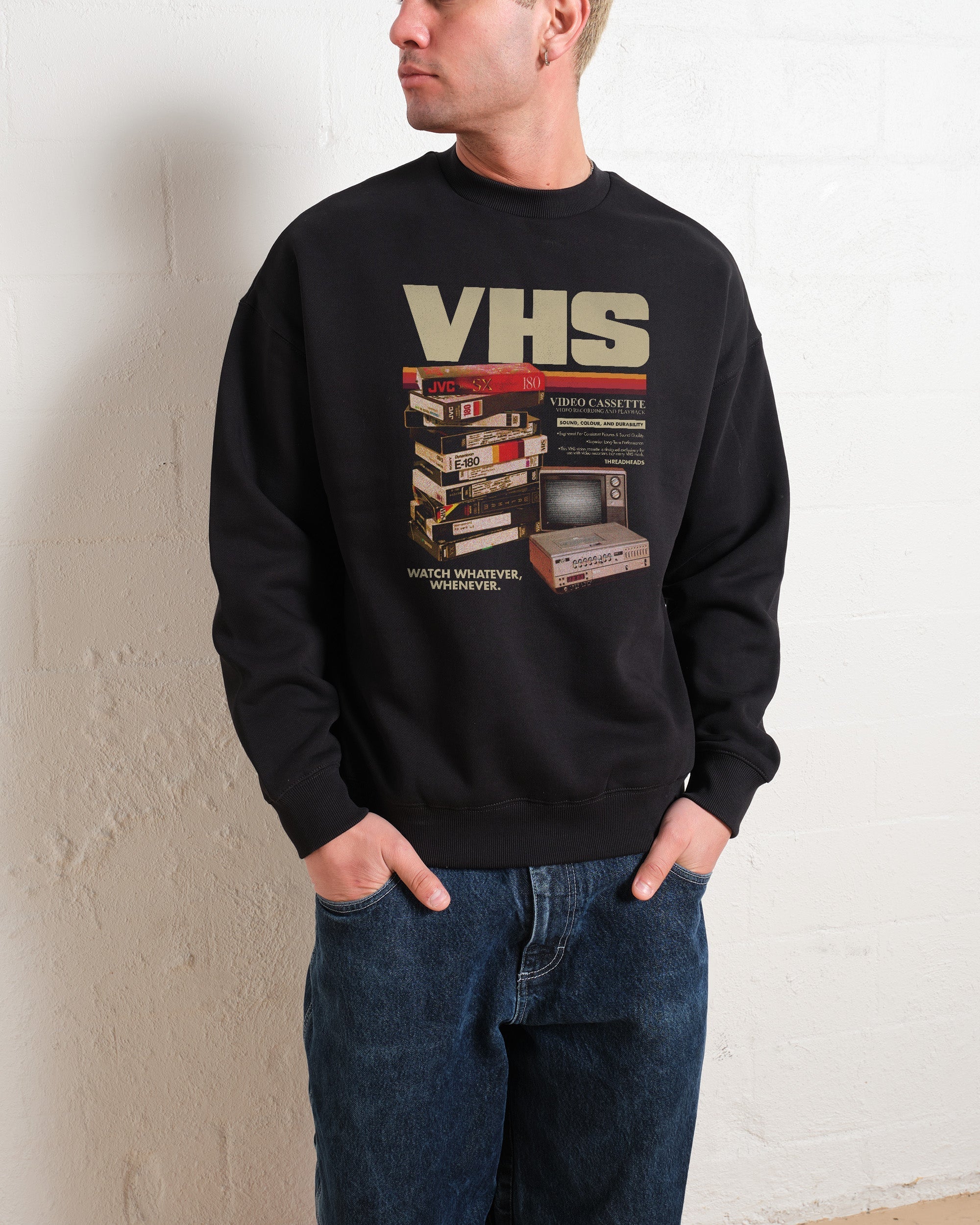 Vintage VHS Tapes Sweatshirt