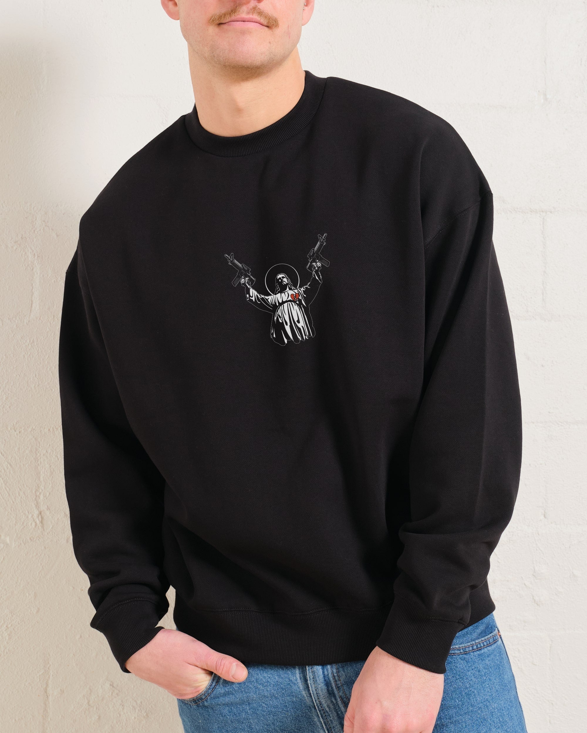 Machine Gun Christ Sweatshirt