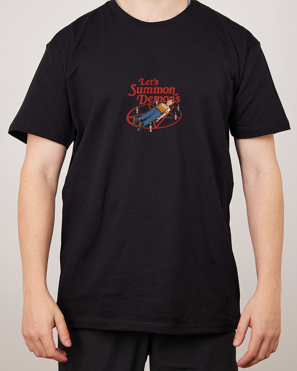 Let's Summon Demons Front and Back T-Shirt