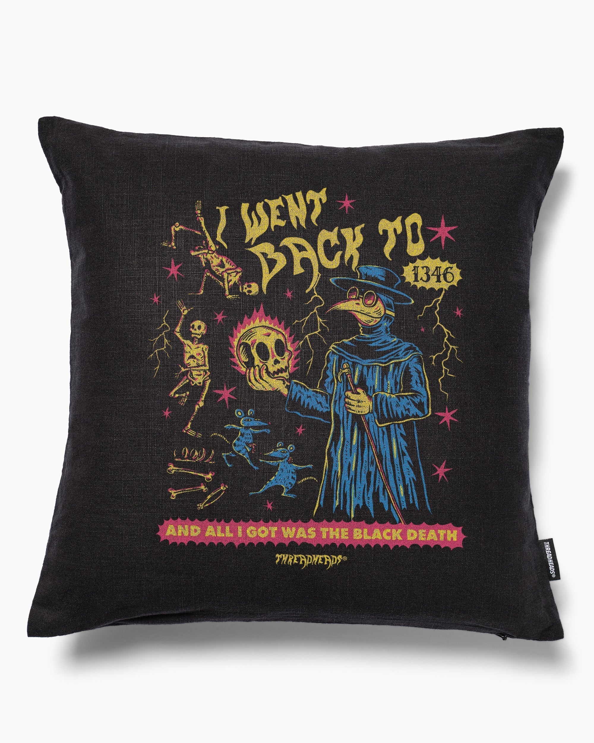 Black Death Cushion