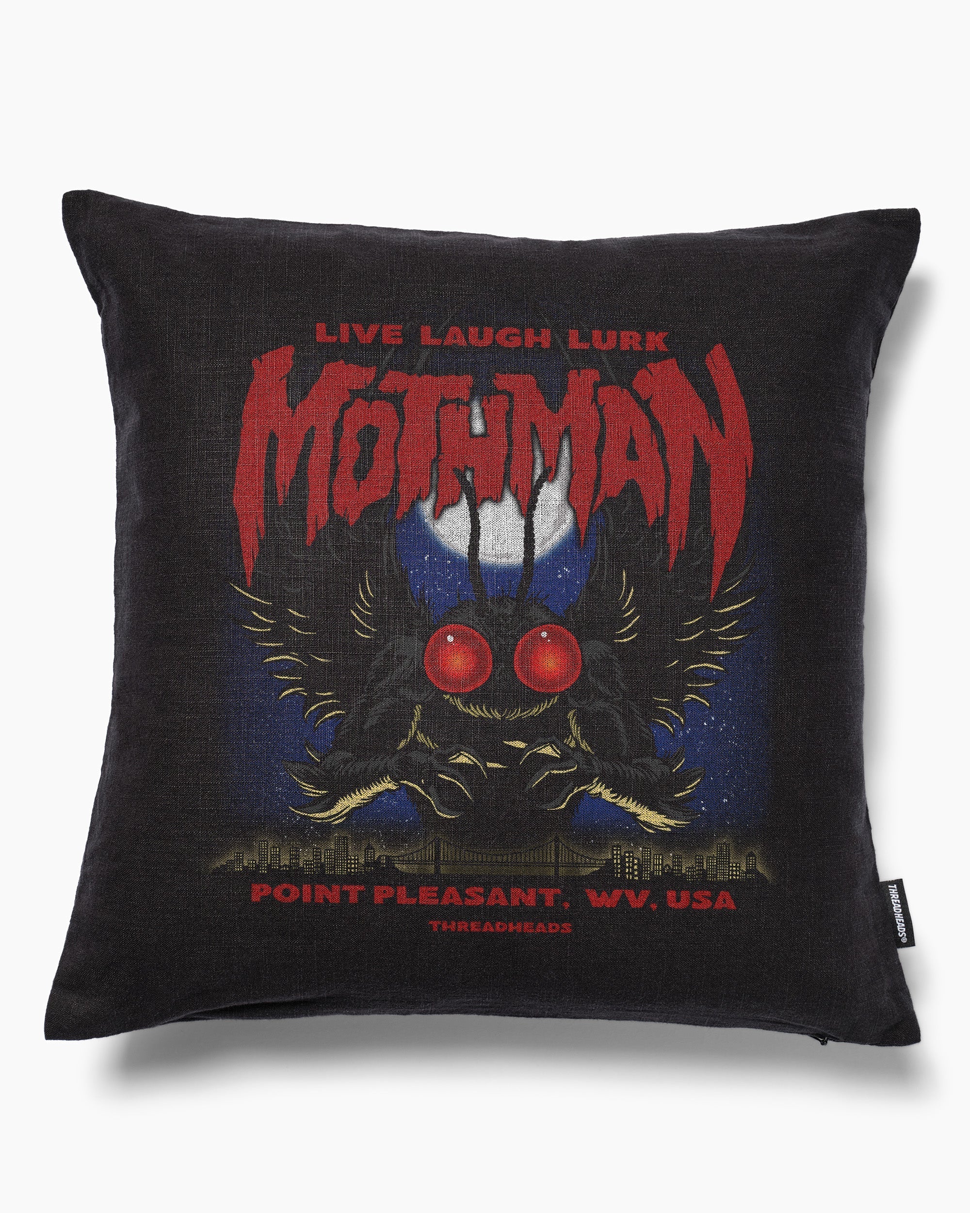 Mothman - Live Laugh Lurk Cushion