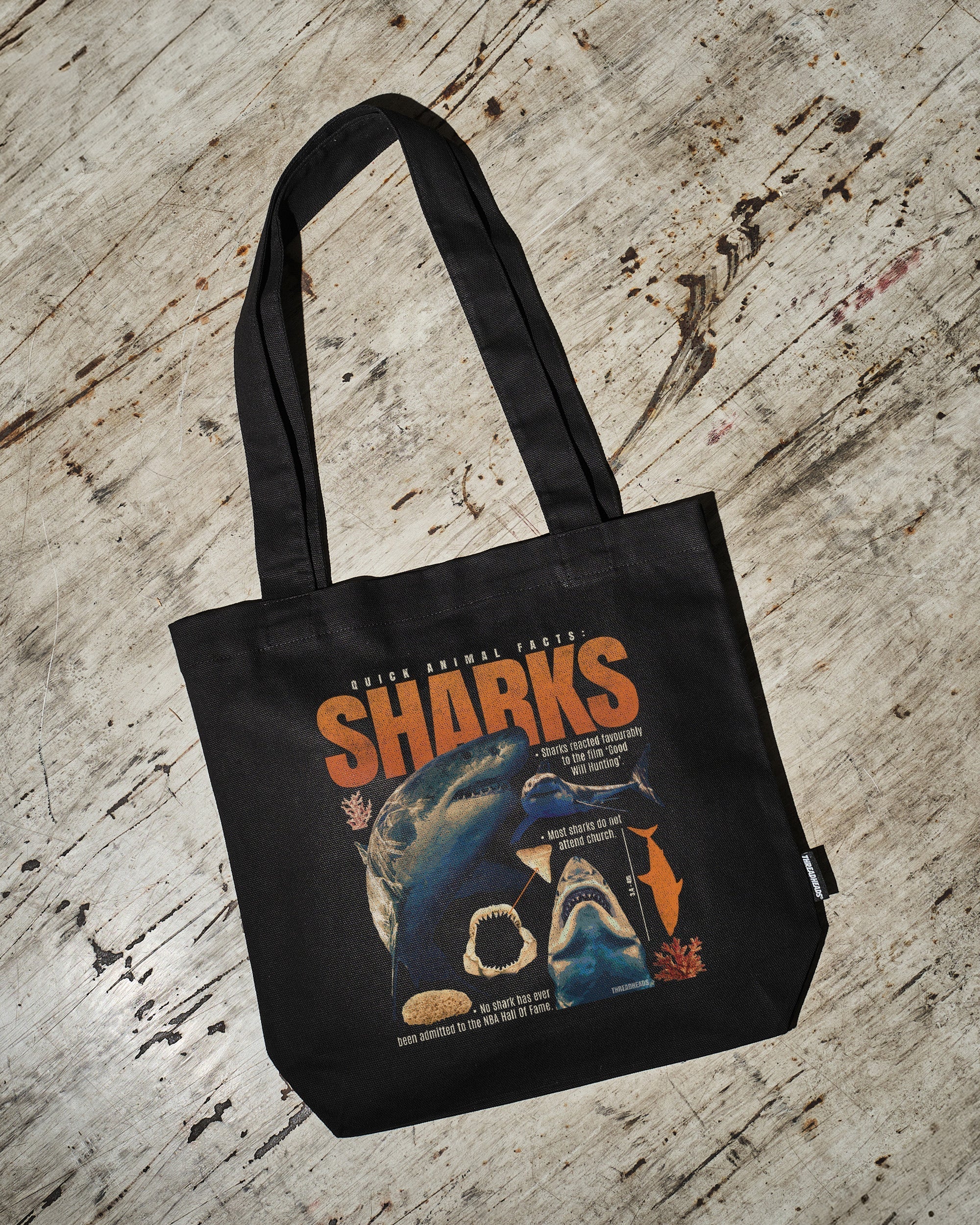 Quick Animal Facts - Sharks Tote Bag