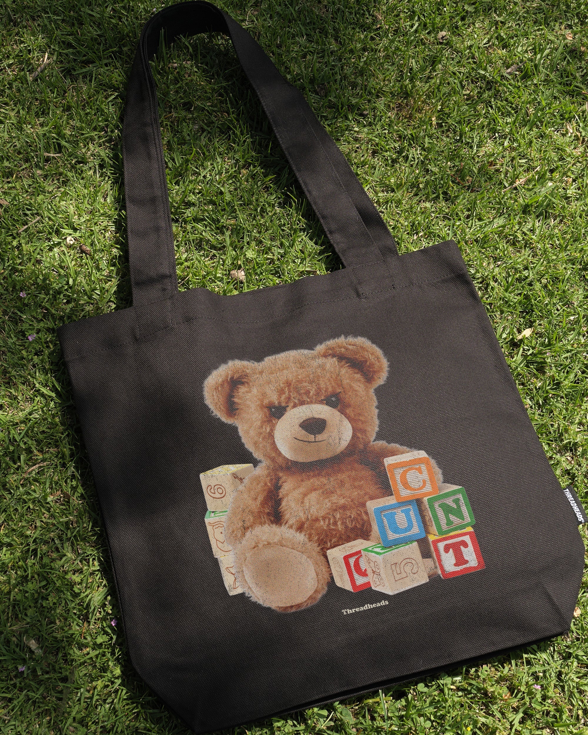 Spell It Out Teddy Tote Bag