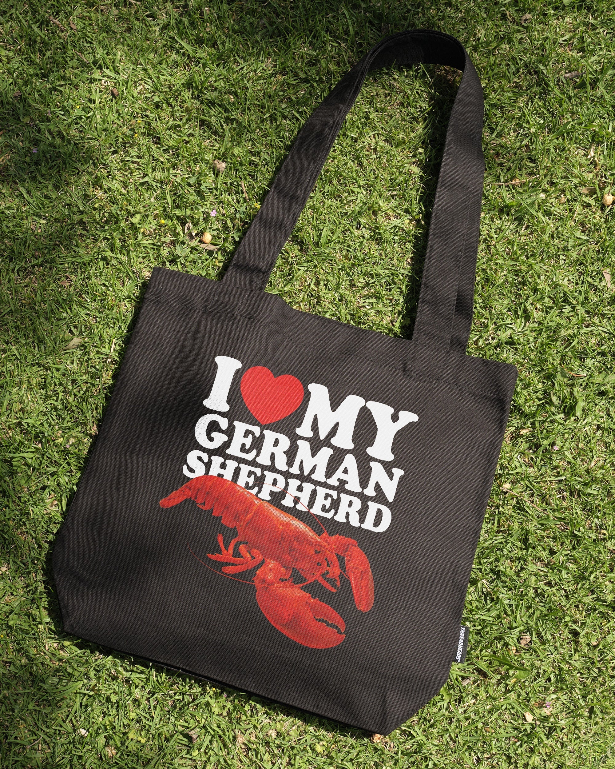 I Love My German Shepherd Tote Bag