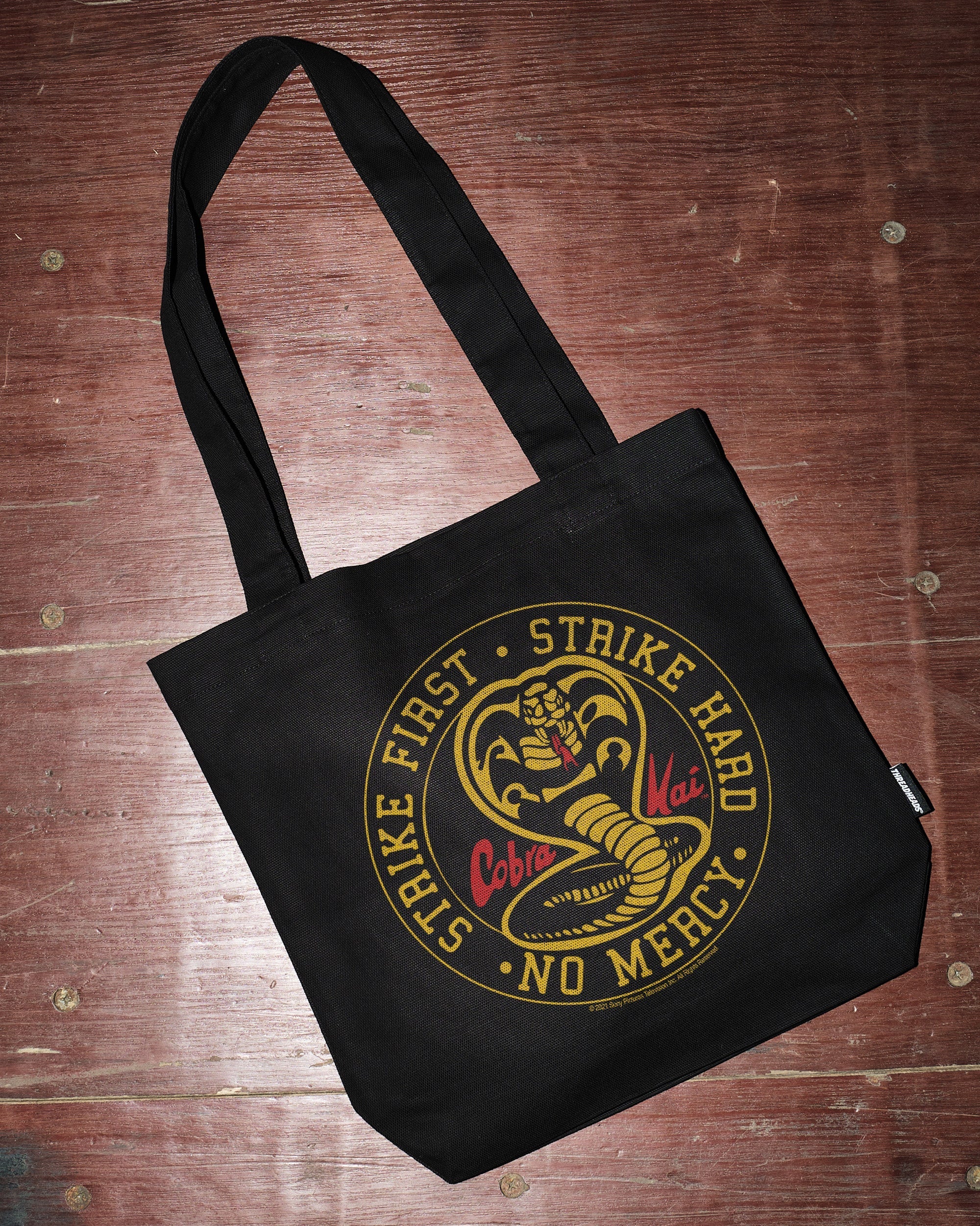 Cobra Kai No Mercy Icon Tote Bag