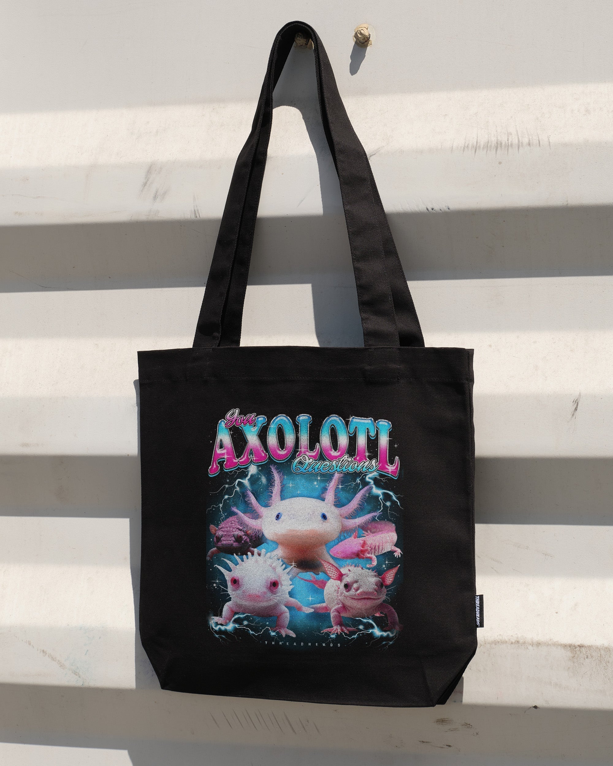 You Axolotl Questions Tote Bag