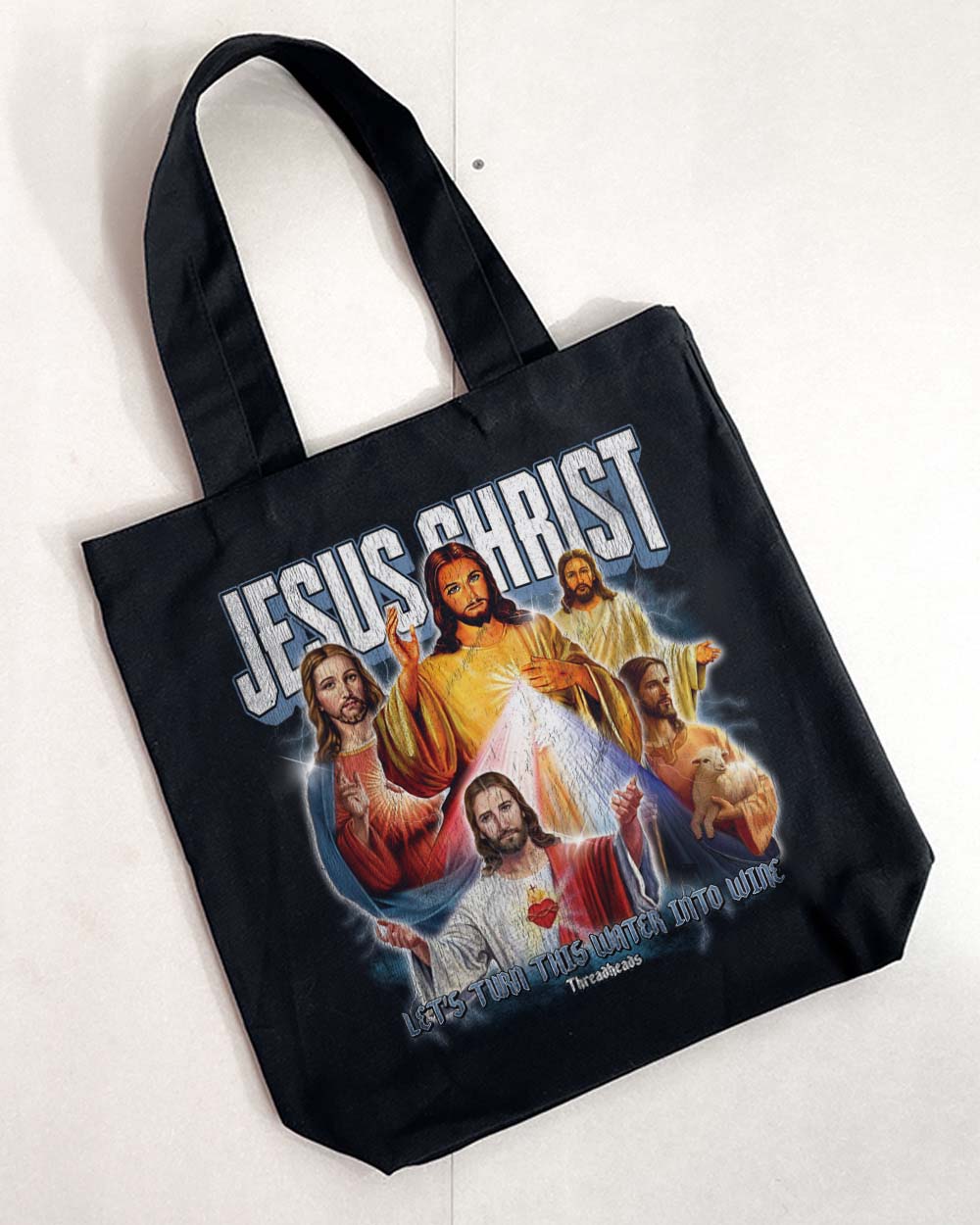 Vintage Jesus Christ Tote Bag