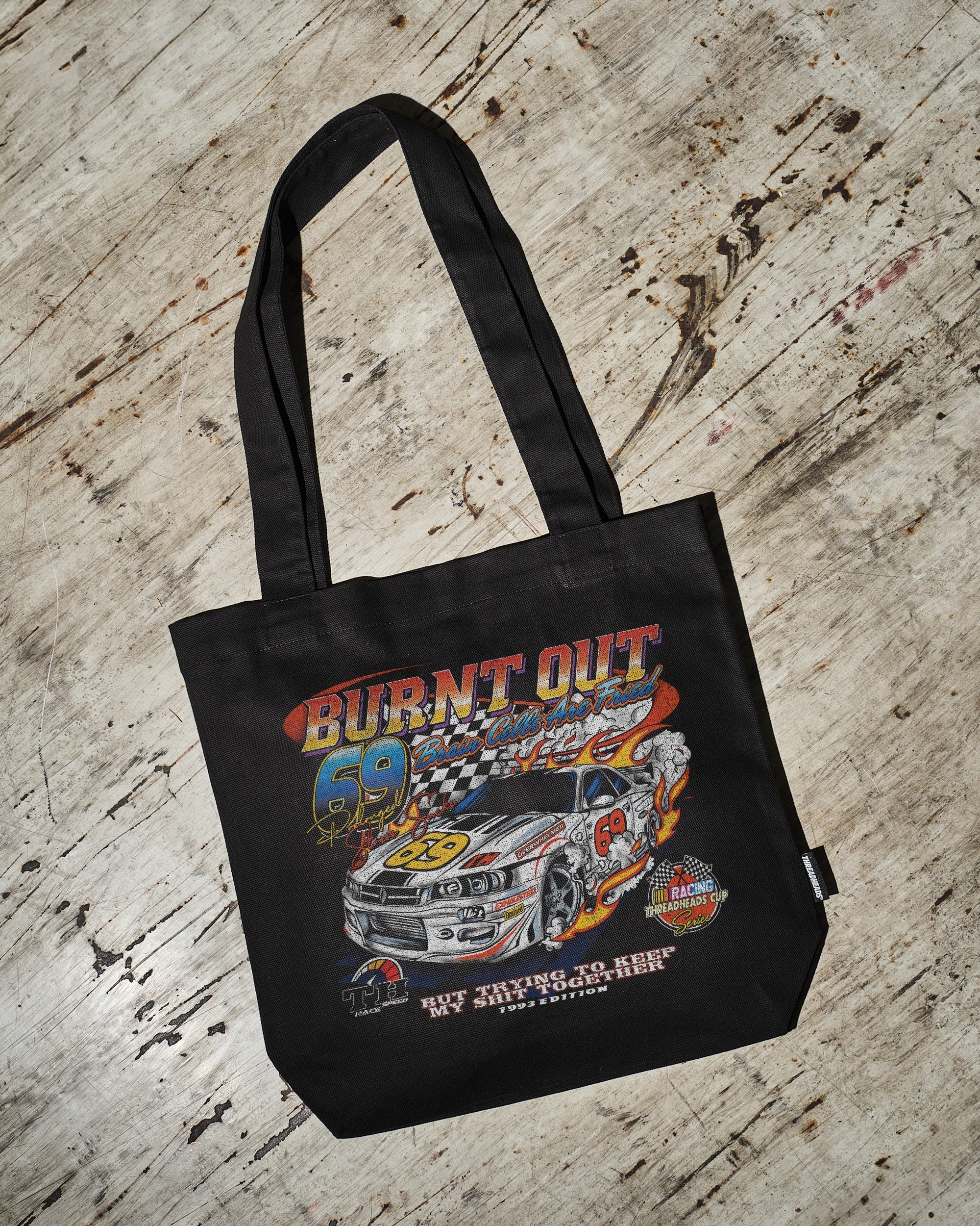 Burnt Out Tote Bag