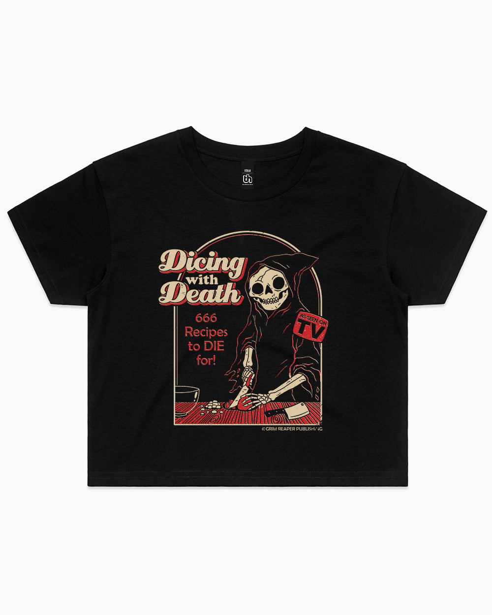 Dicing With Death Crop Tee