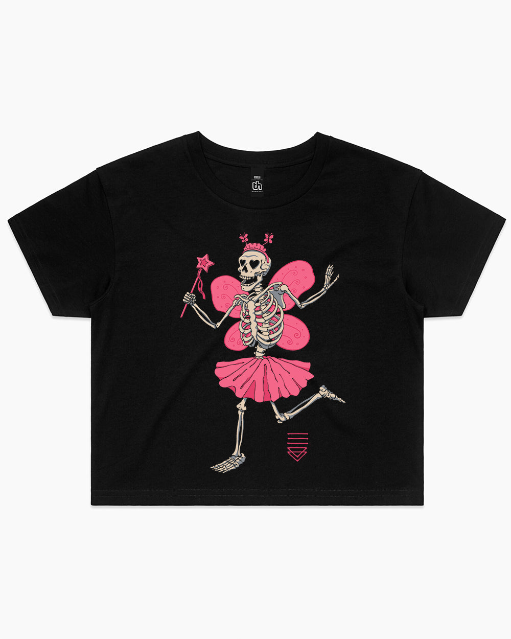 Fairy Skull Lover Crop Tee