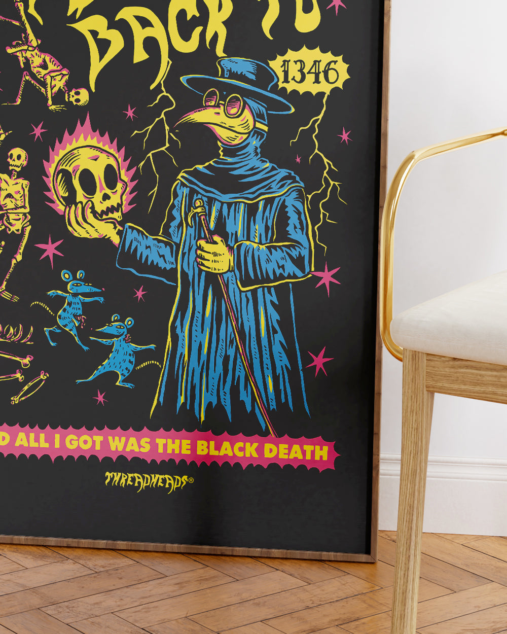 Black Death Art Print