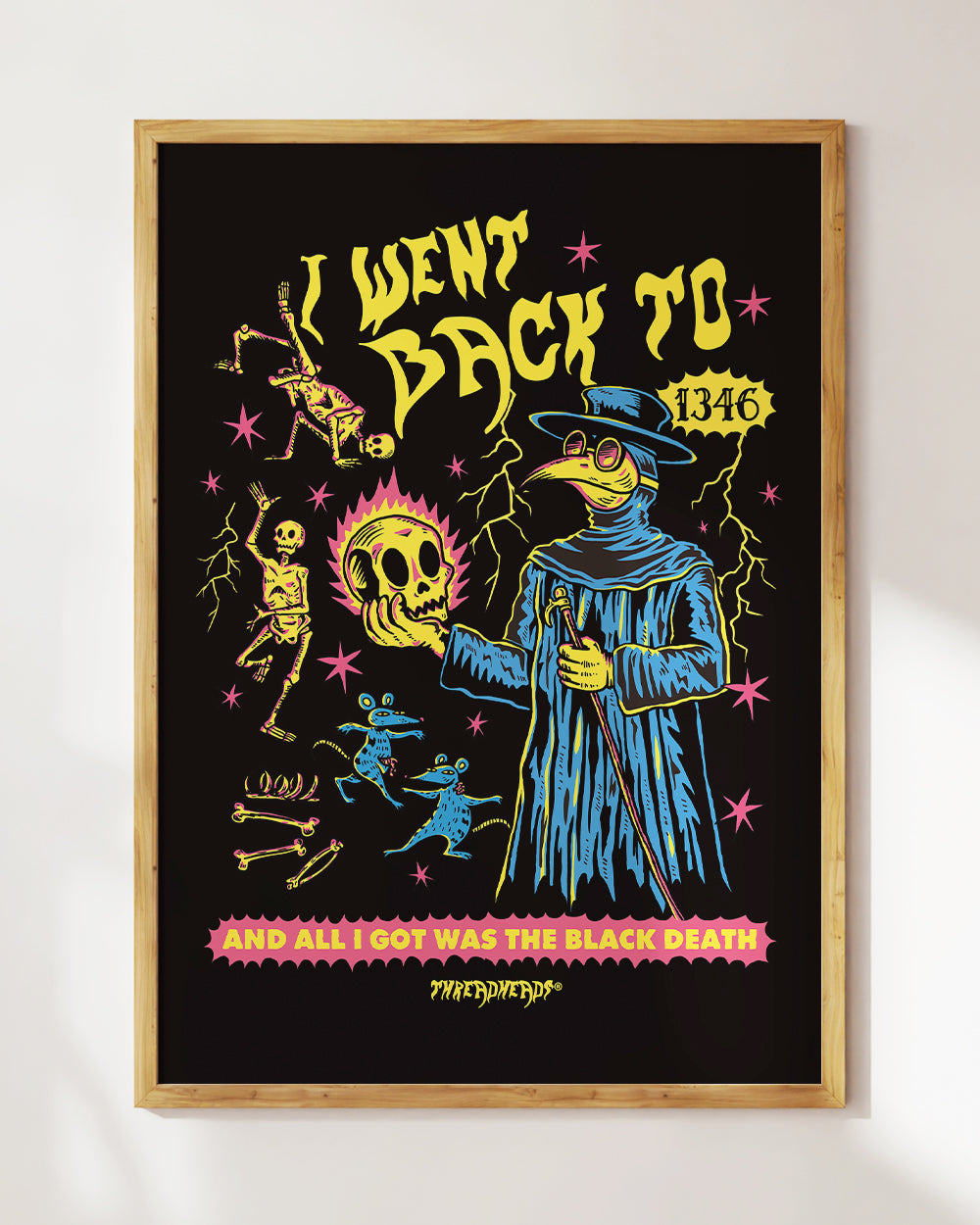 Black Death Art Print