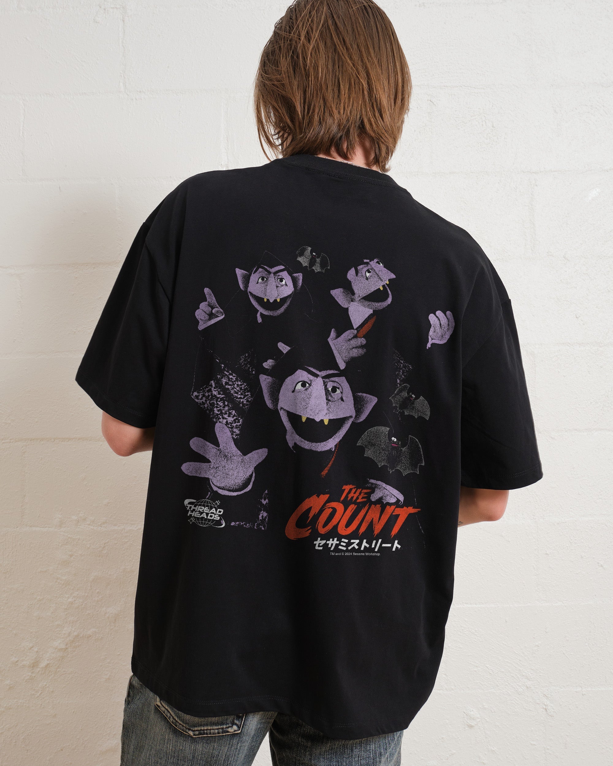 Japan Count Front and Back Oversized Tee