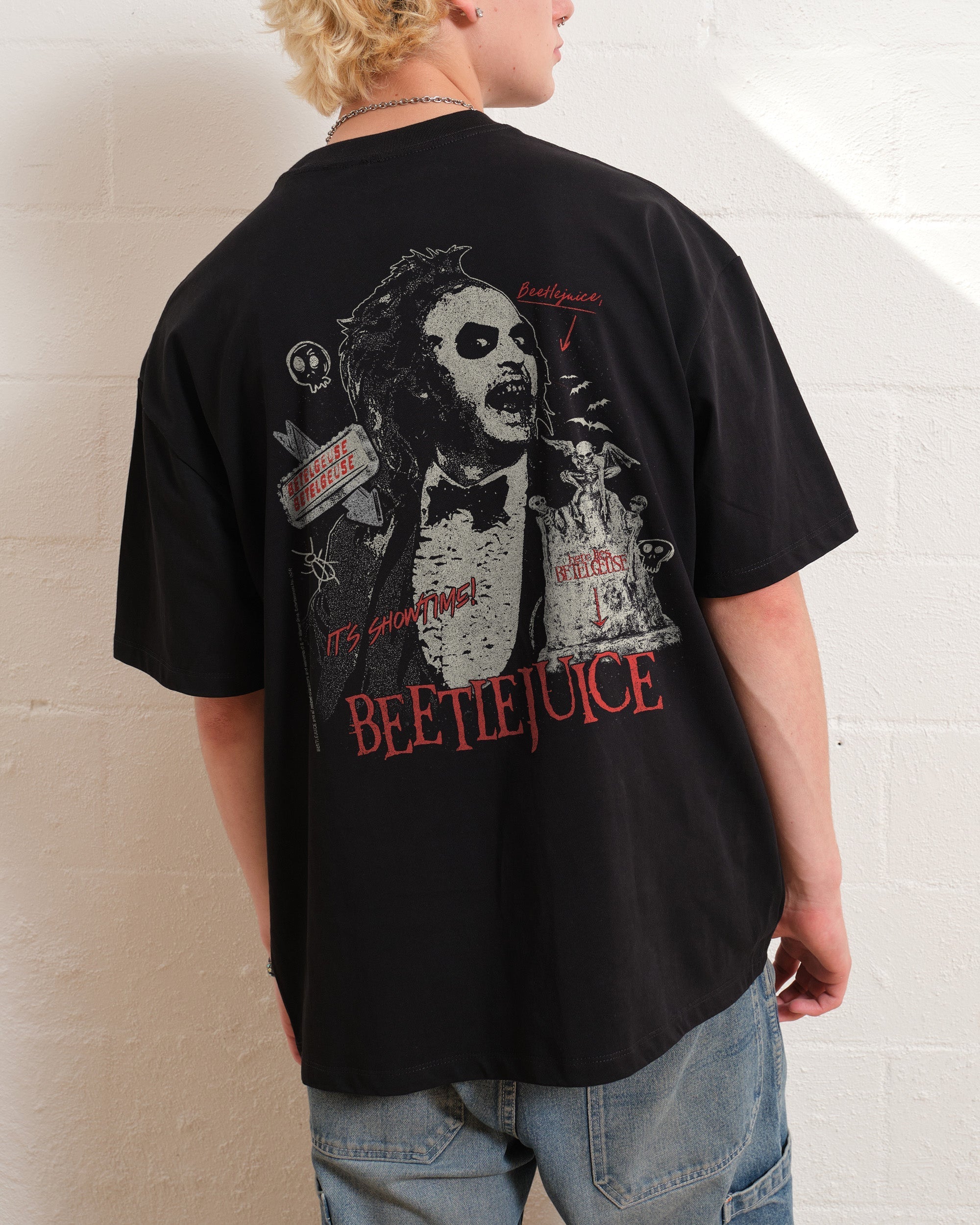 Beetlejuice Grave Oversized Tee