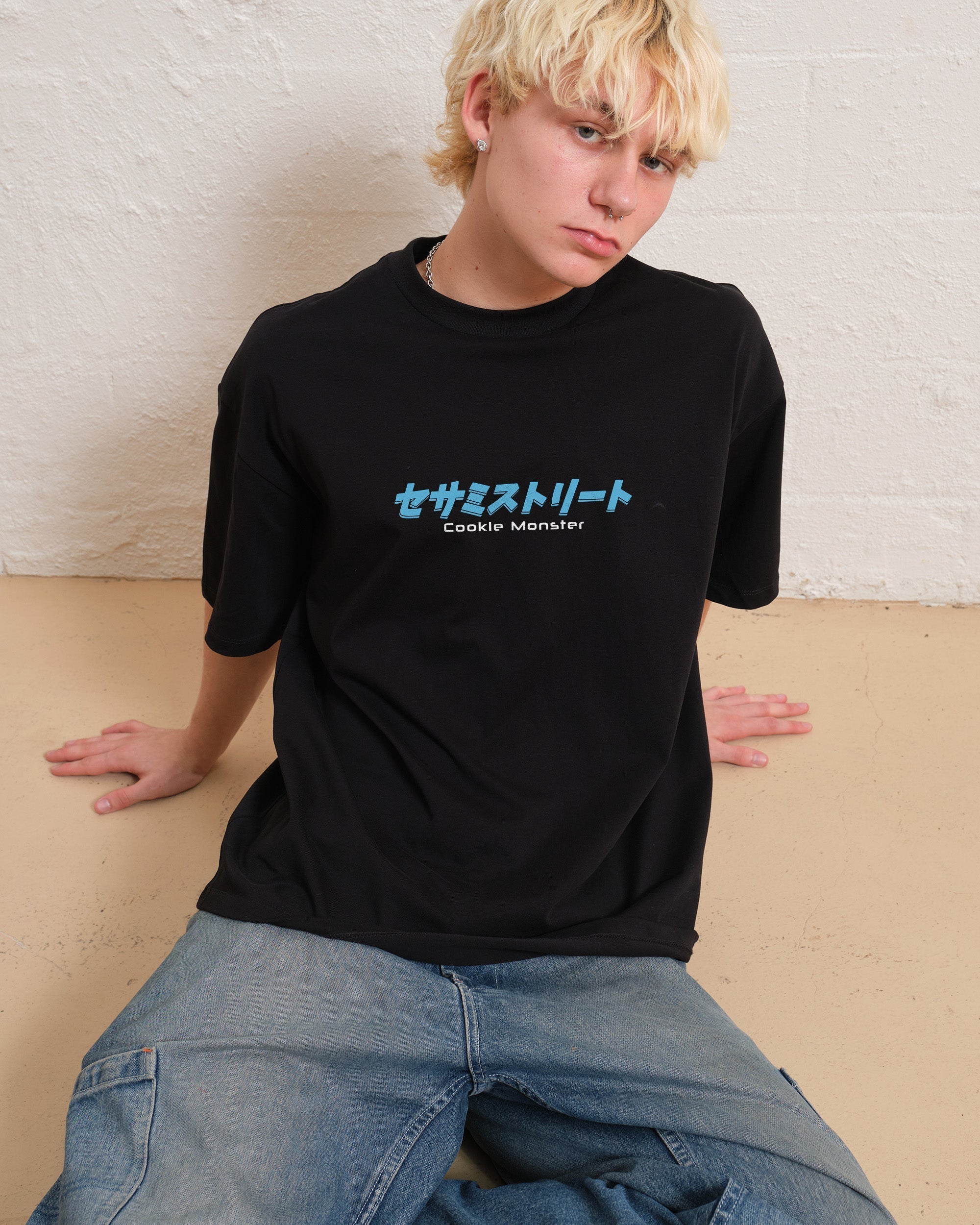 Cookie Kaiju Front and Back Oversized Tee