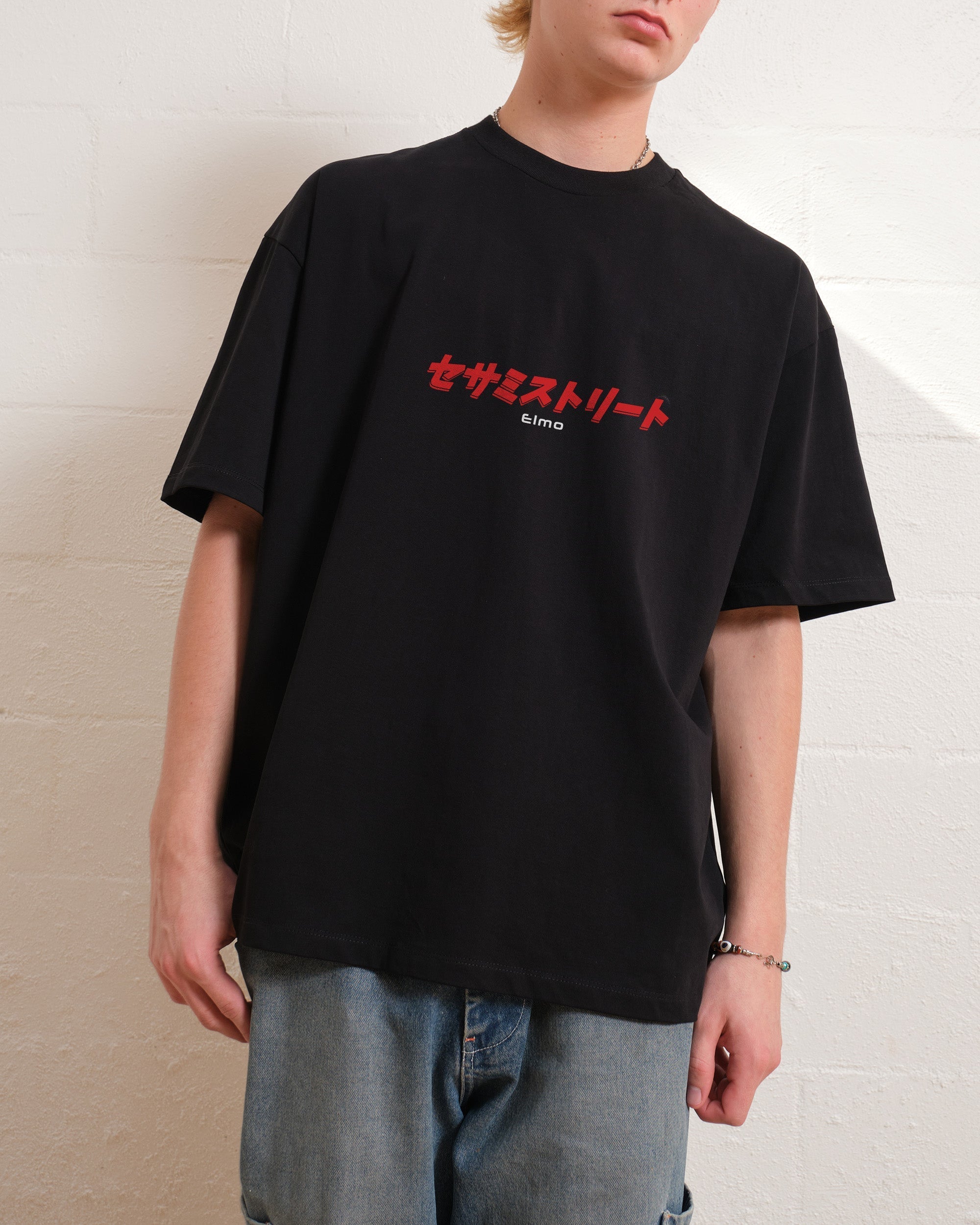 Tokyo Elmo Front and Back Oversized Tee