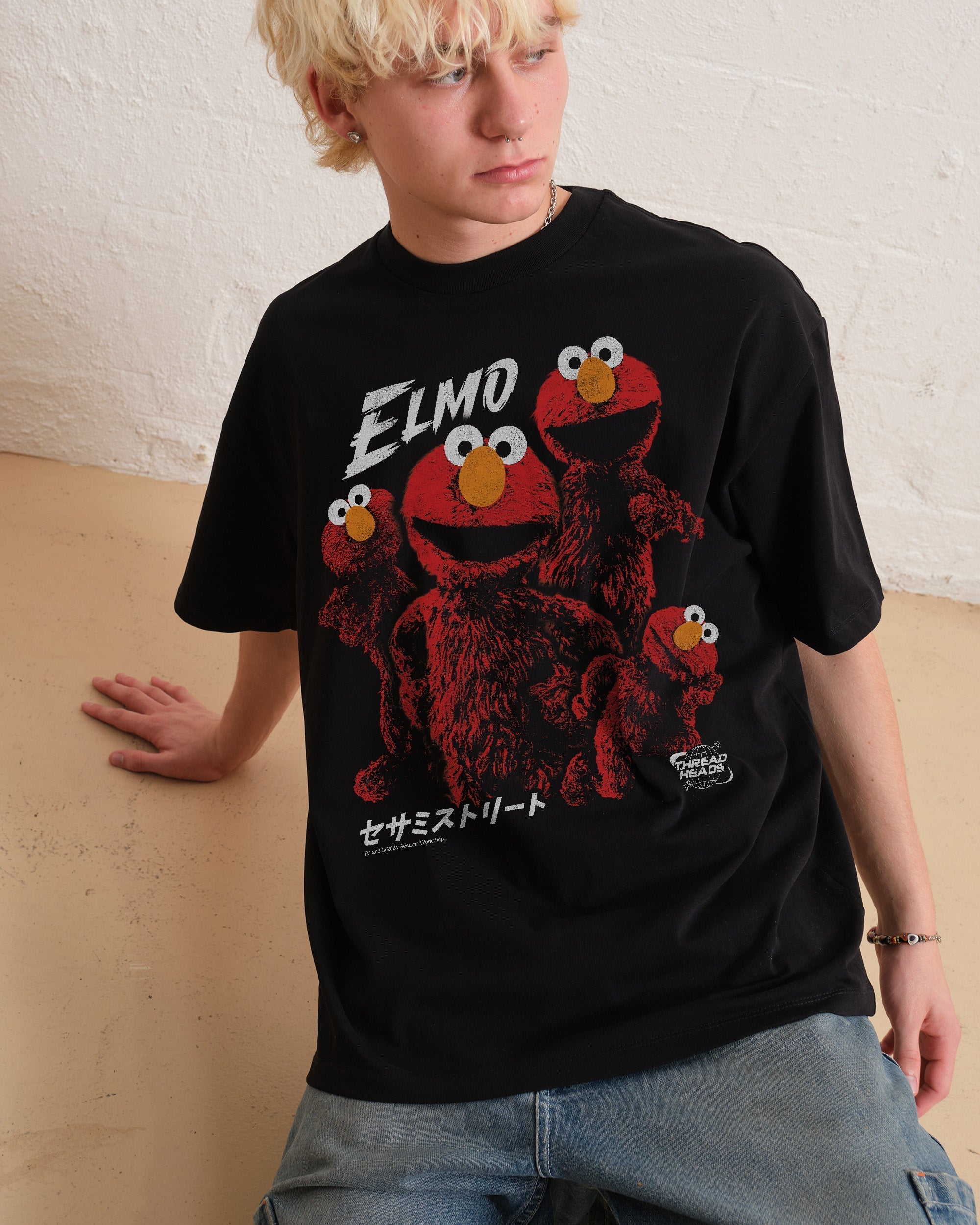 Tokyo Elmo Oversized Tee