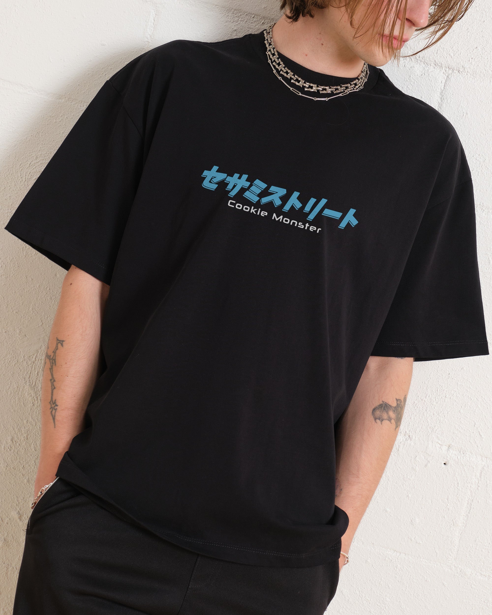 Cookie Kaiju Front and Back Oversized Tee