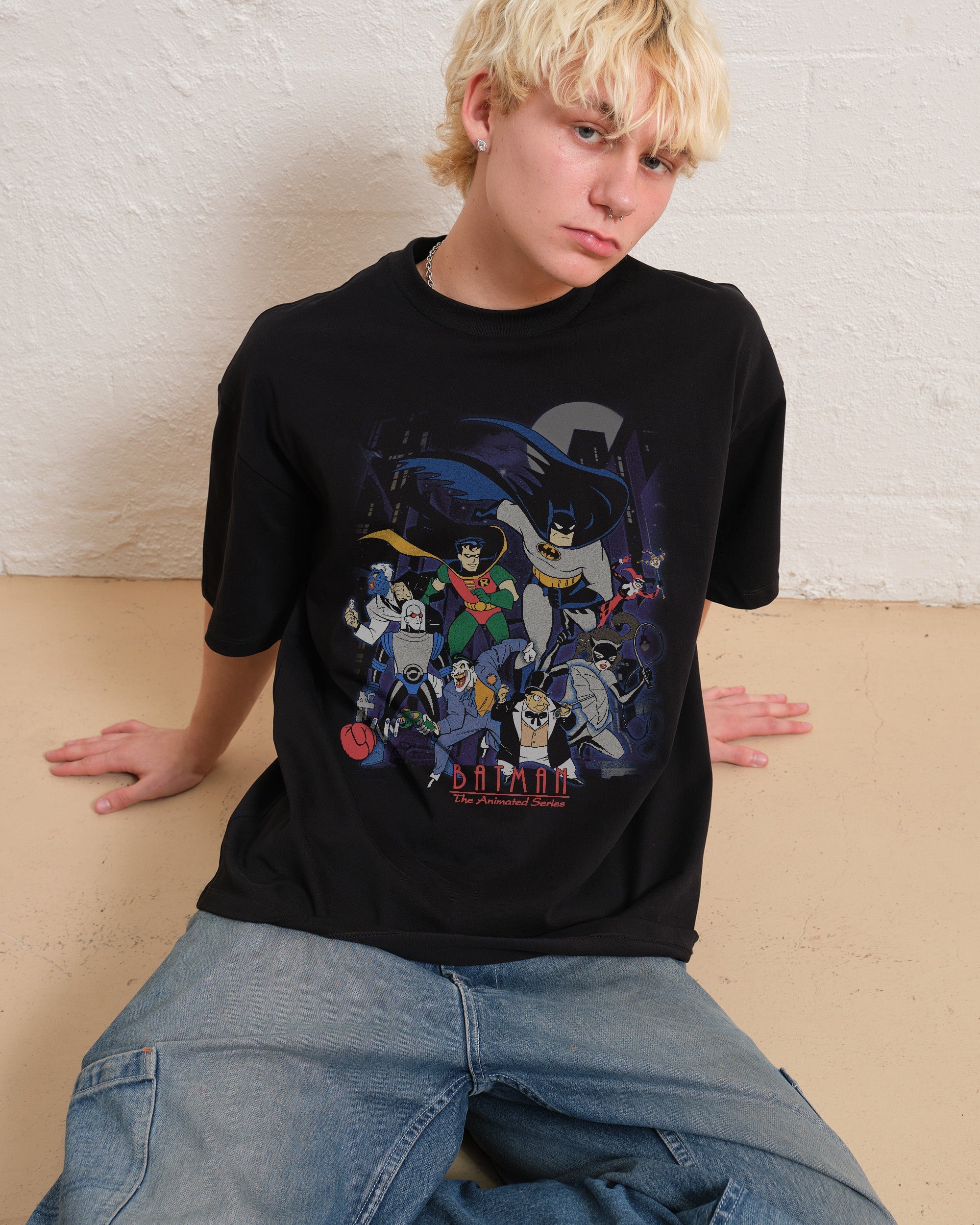 Batman Animated Series Villains Oversized Tee