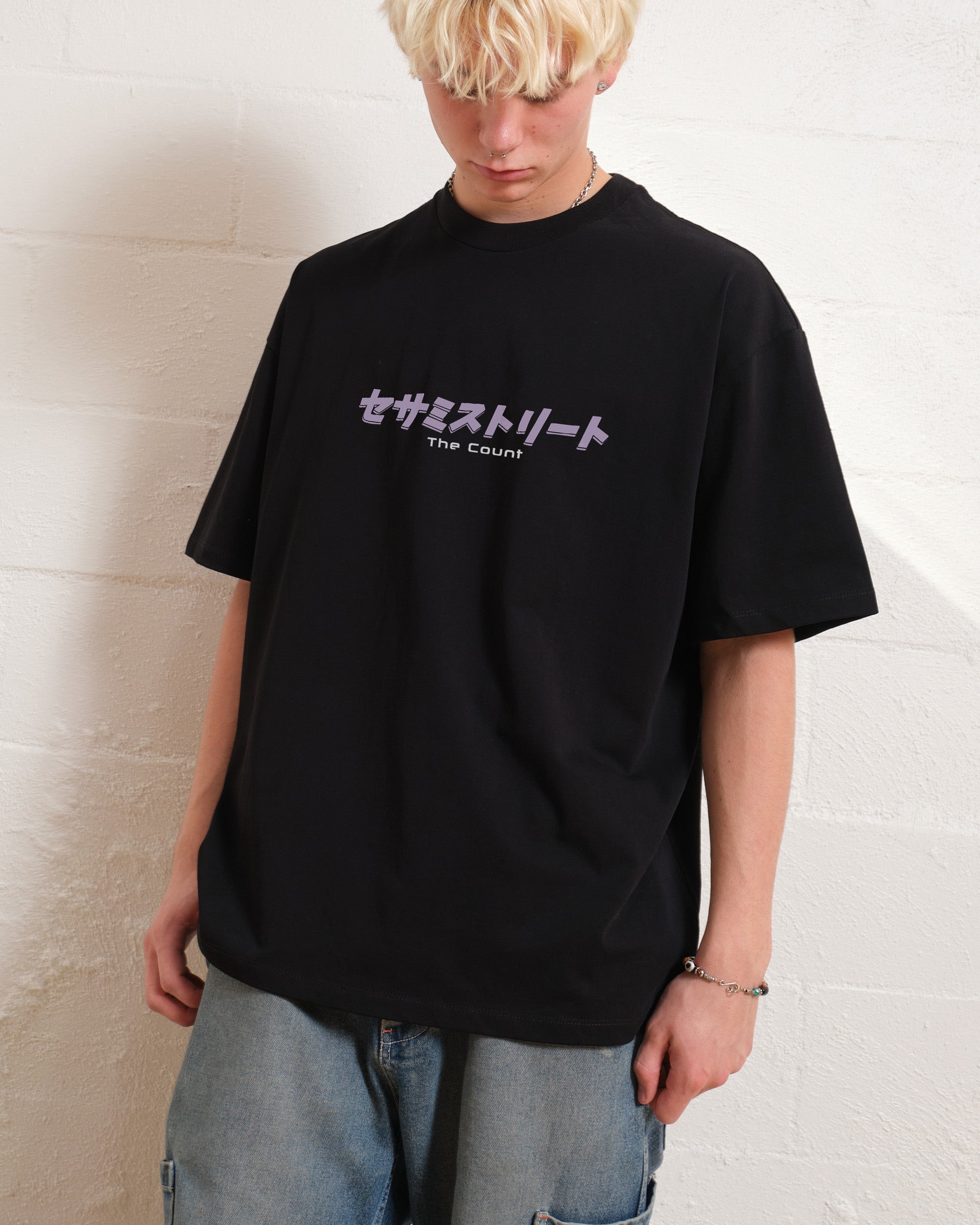 Japan Count Front and Back Oversized Tee