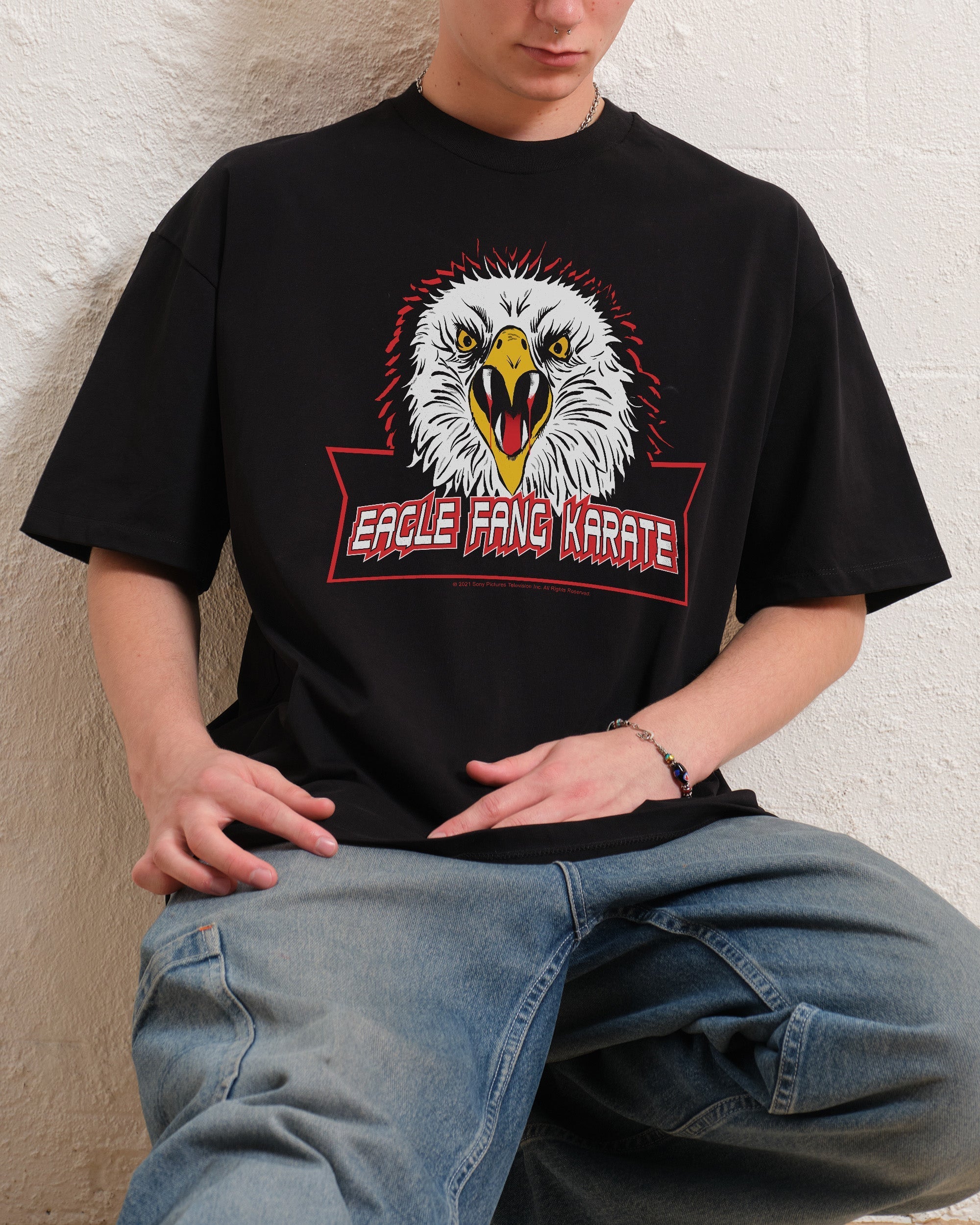 Eagle Fang Karate Logo Oversized Tee