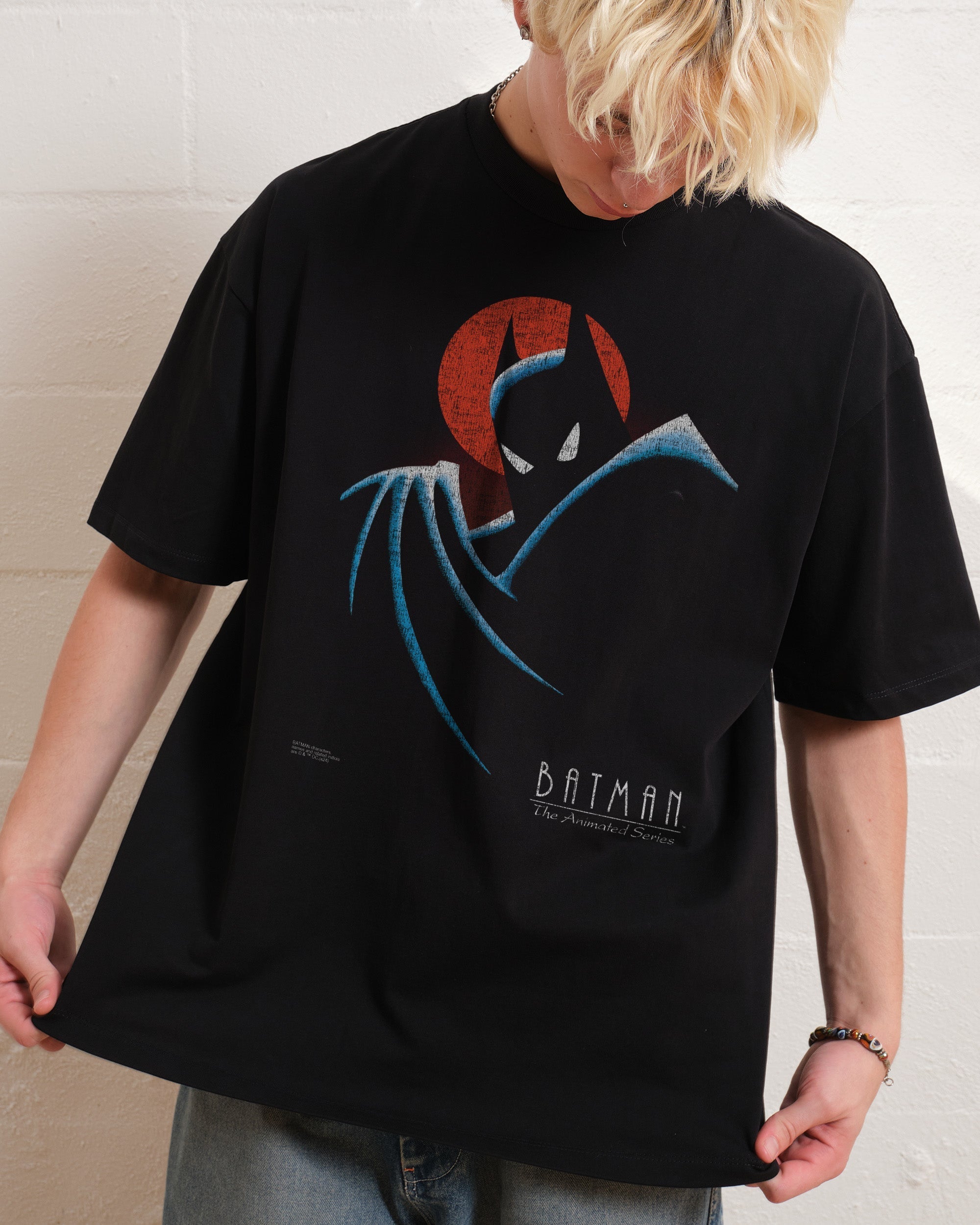 Batman The Animated Series Logo Oversized Tee