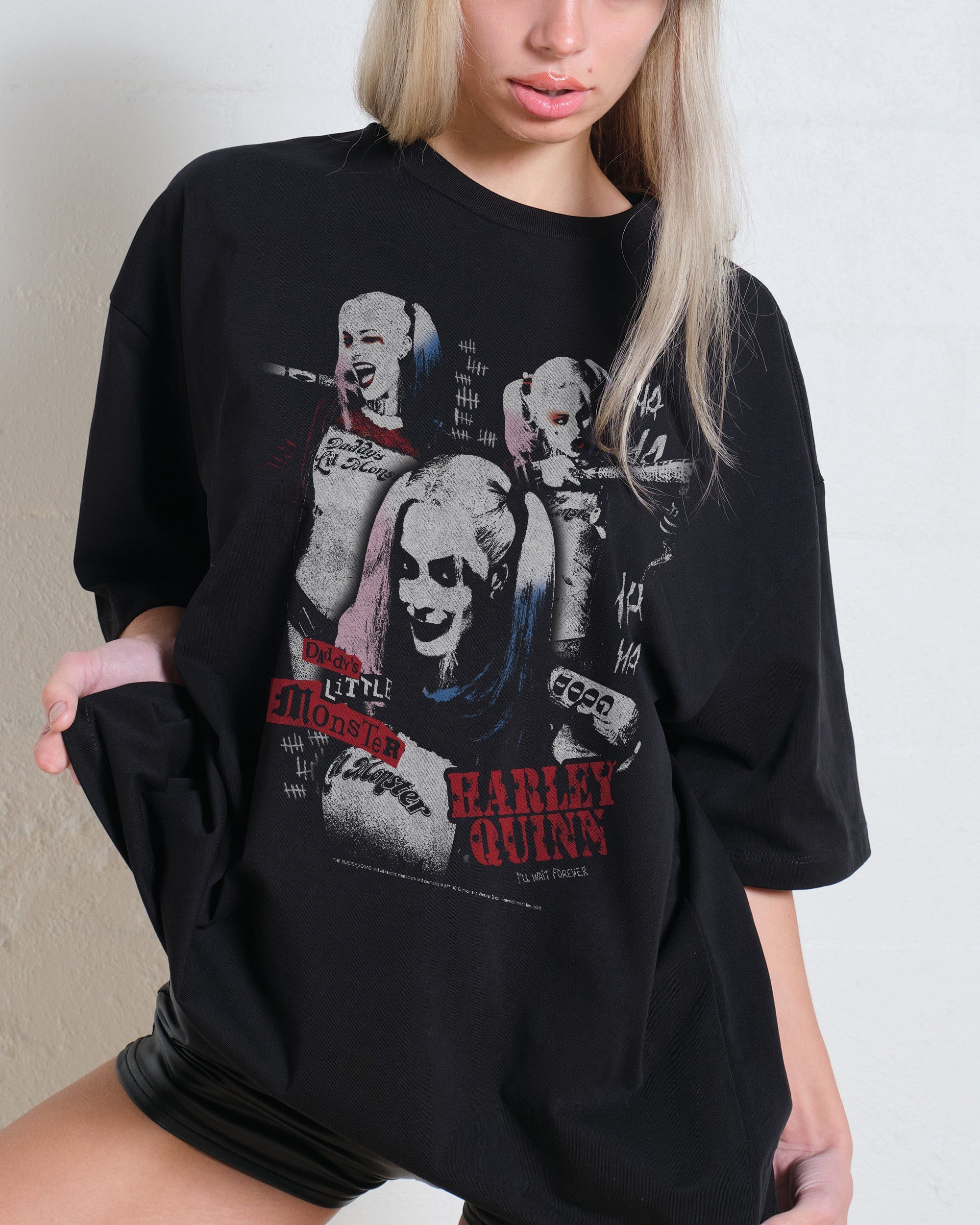 Harley Quinn Vintage Oversized Tee