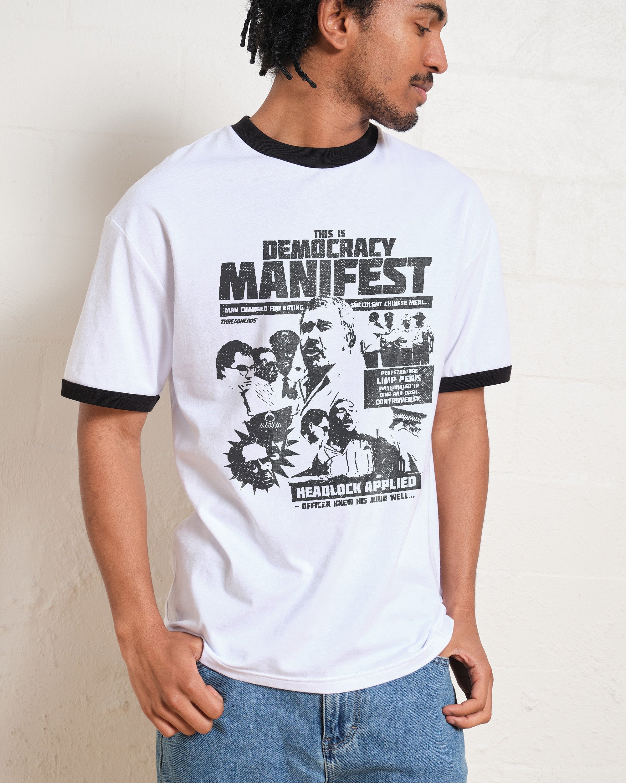 Democracy Manifest: Tabloid Edition T-Shirt