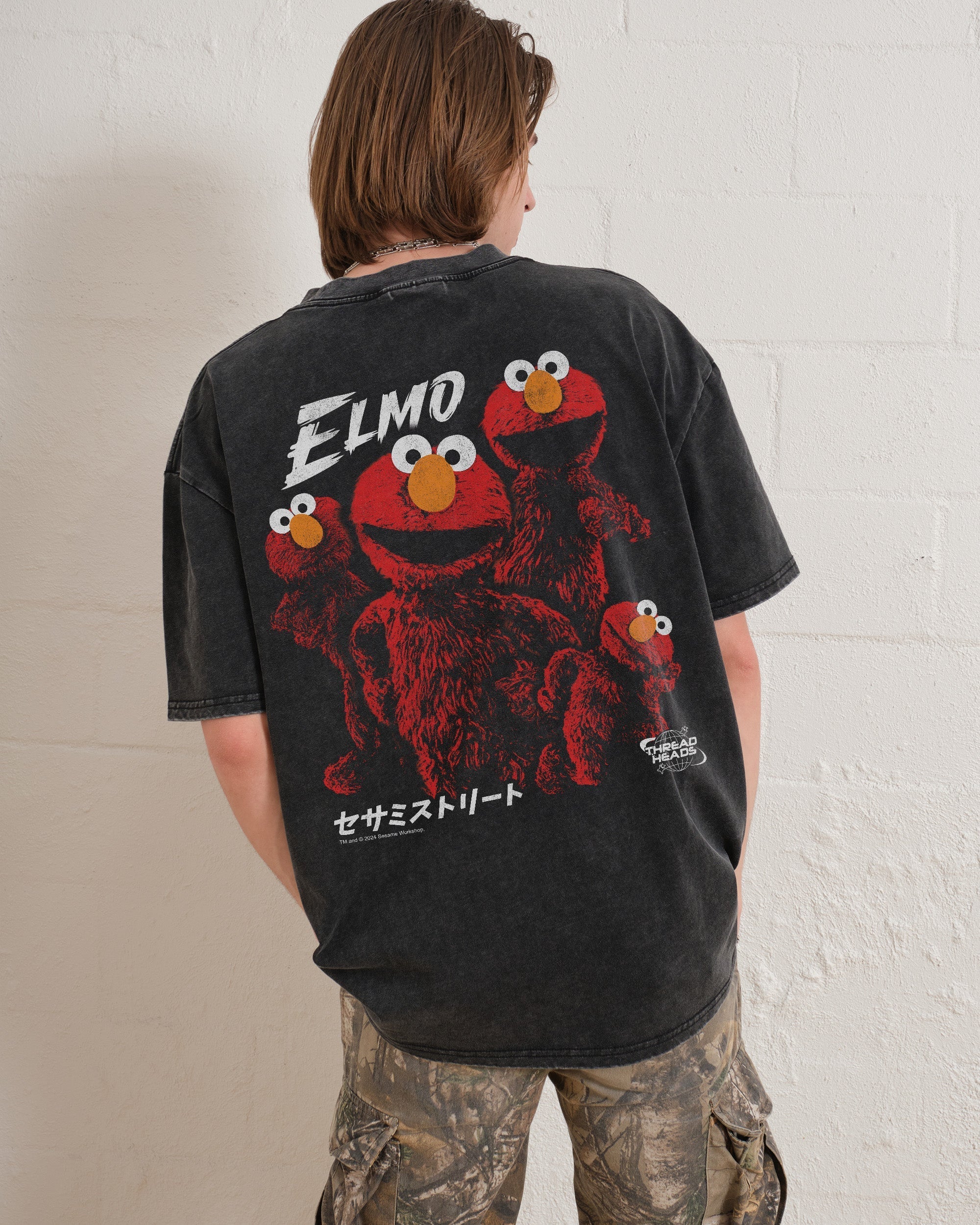 Tokyo Elmo Front and Back Wash Tee