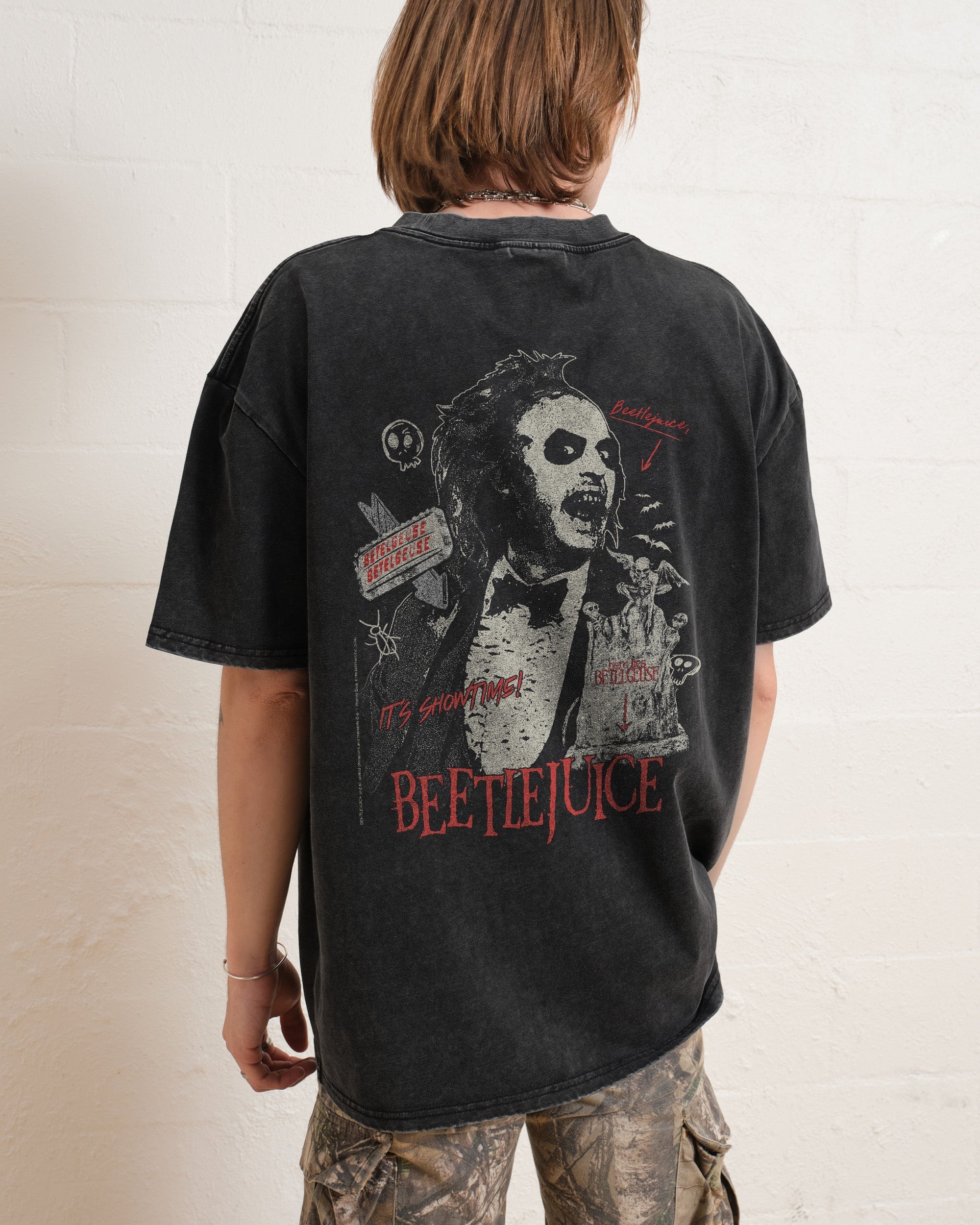 Beetlejuice Grave Wash Tee