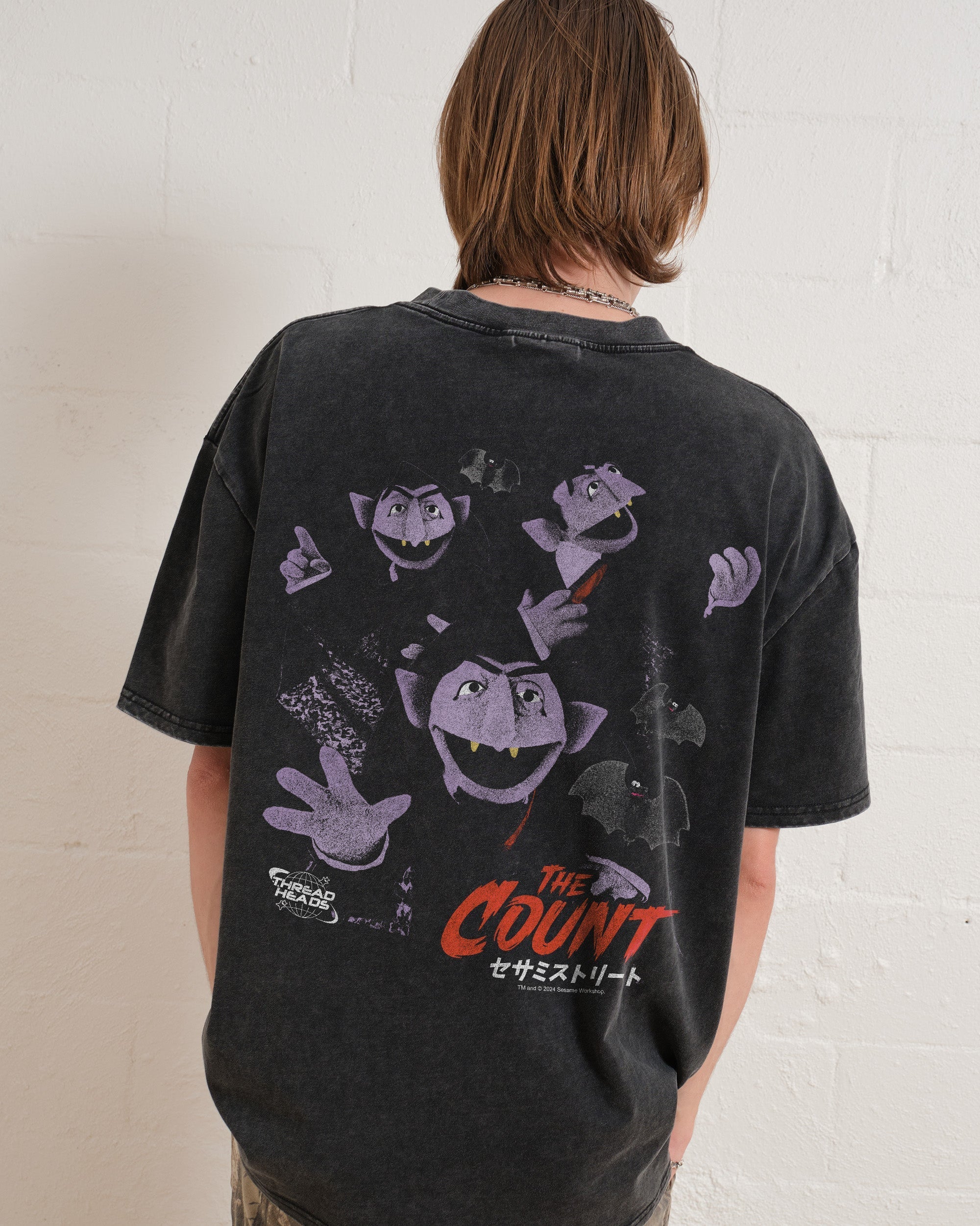 Japan Count Front and Back Wash Tee