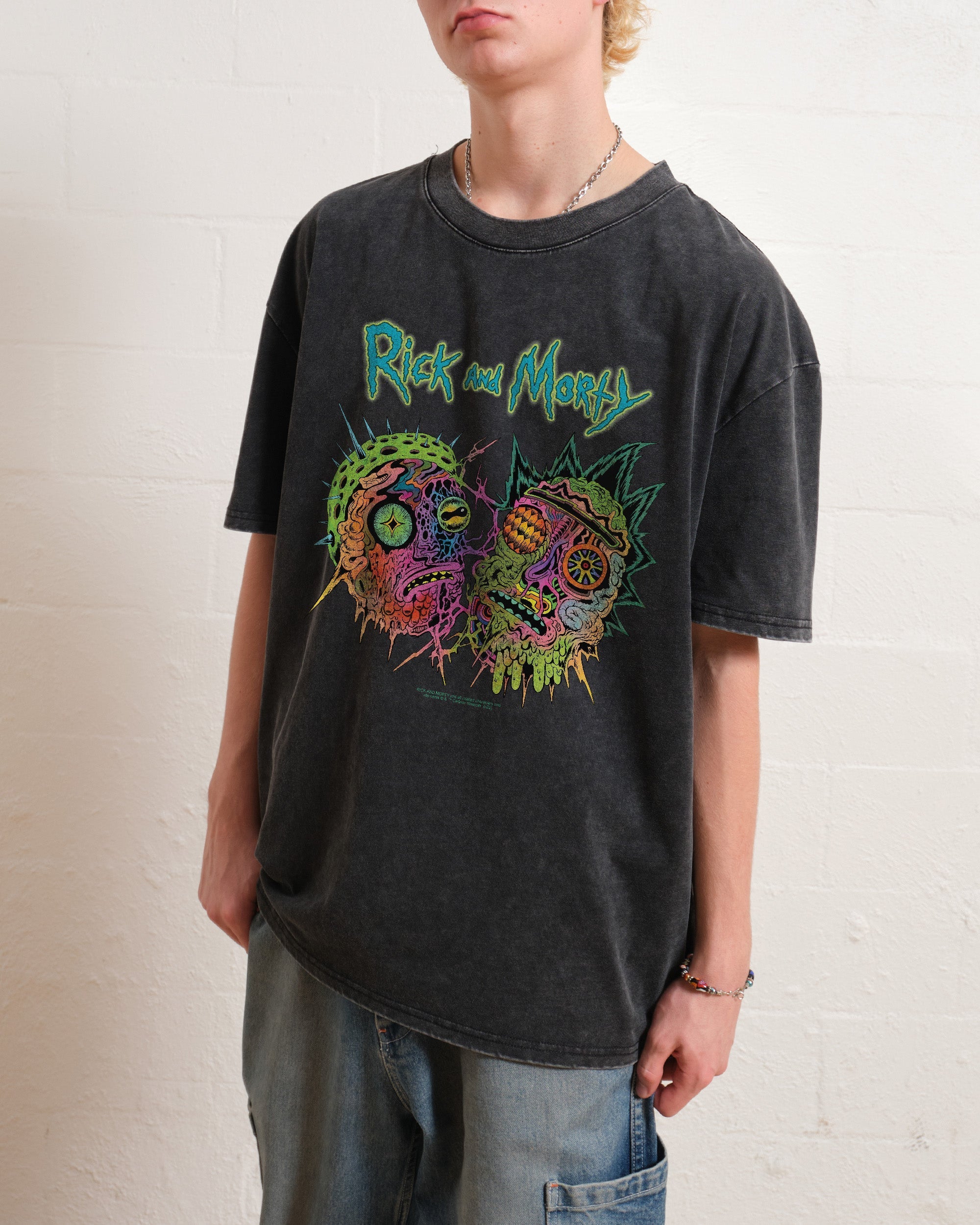 Rick and Morty Psychedelia Wash Tee