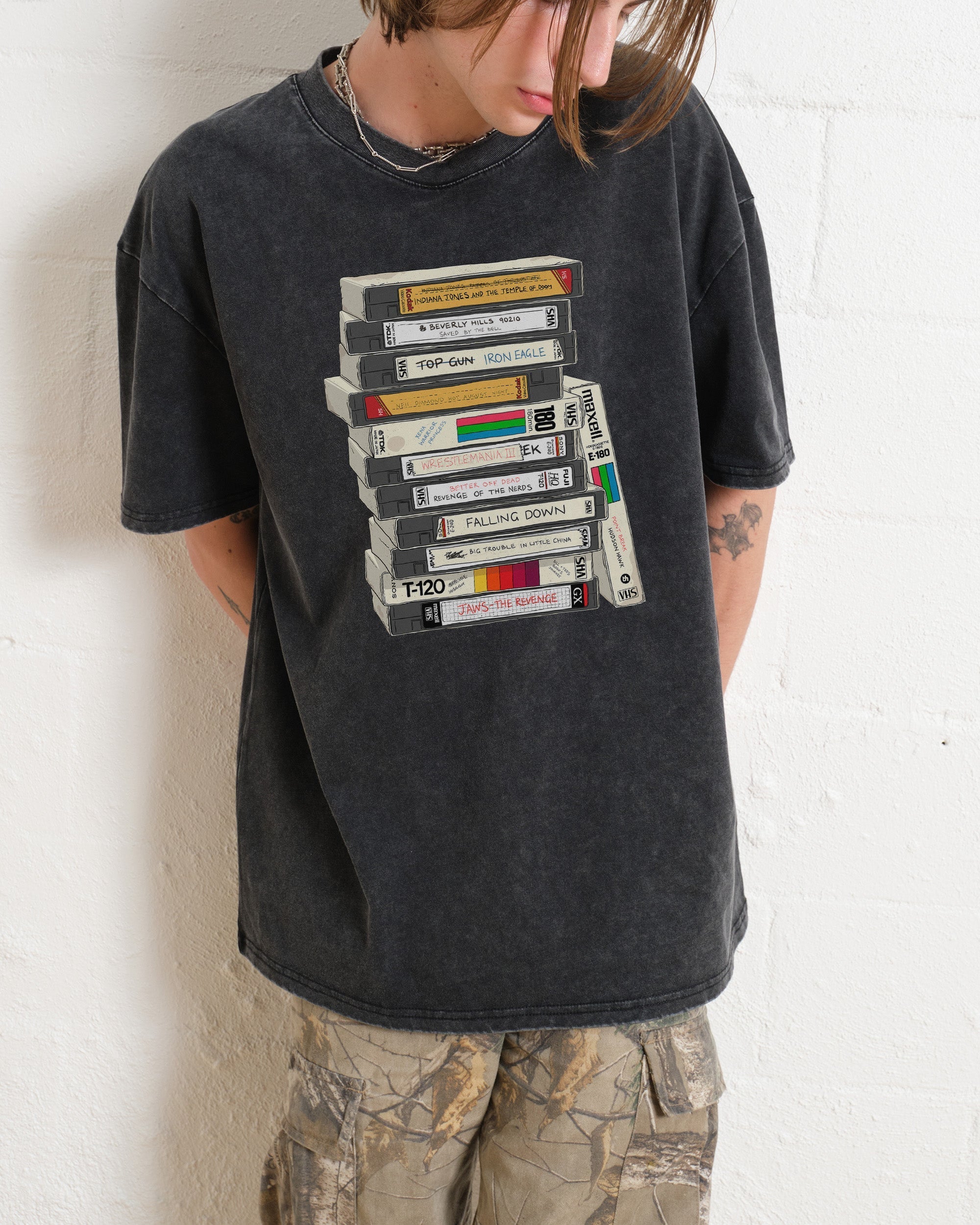 VHS Tapes Wash Tee