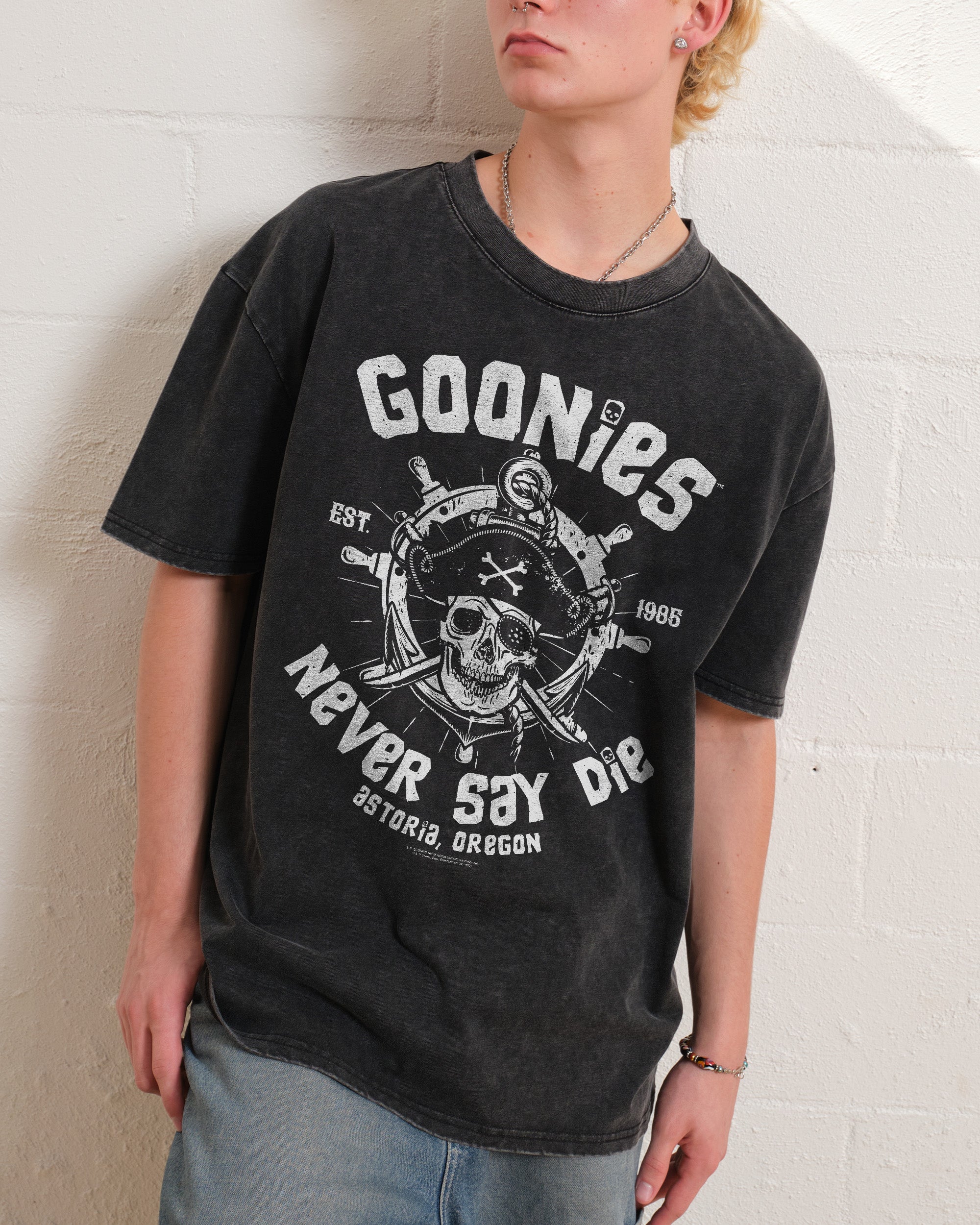 Goonies Never Say Die Wash Tee