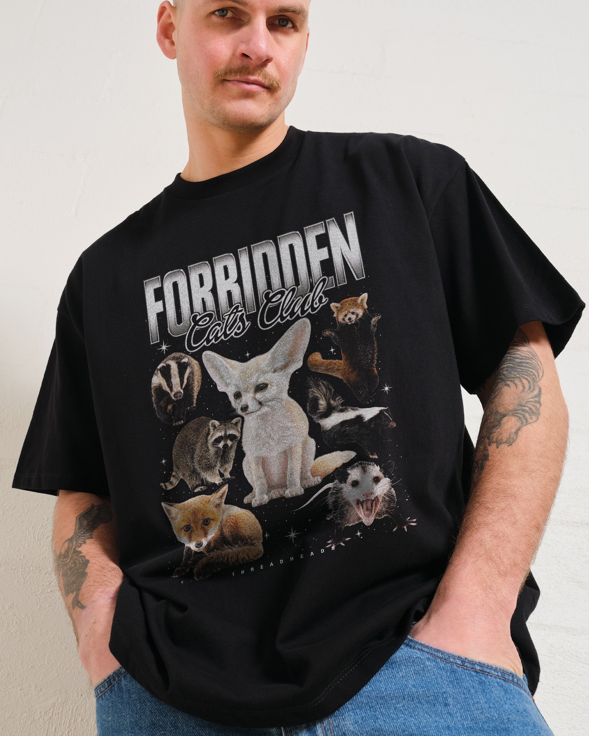 Forbidden Cat Club Oversized Tee