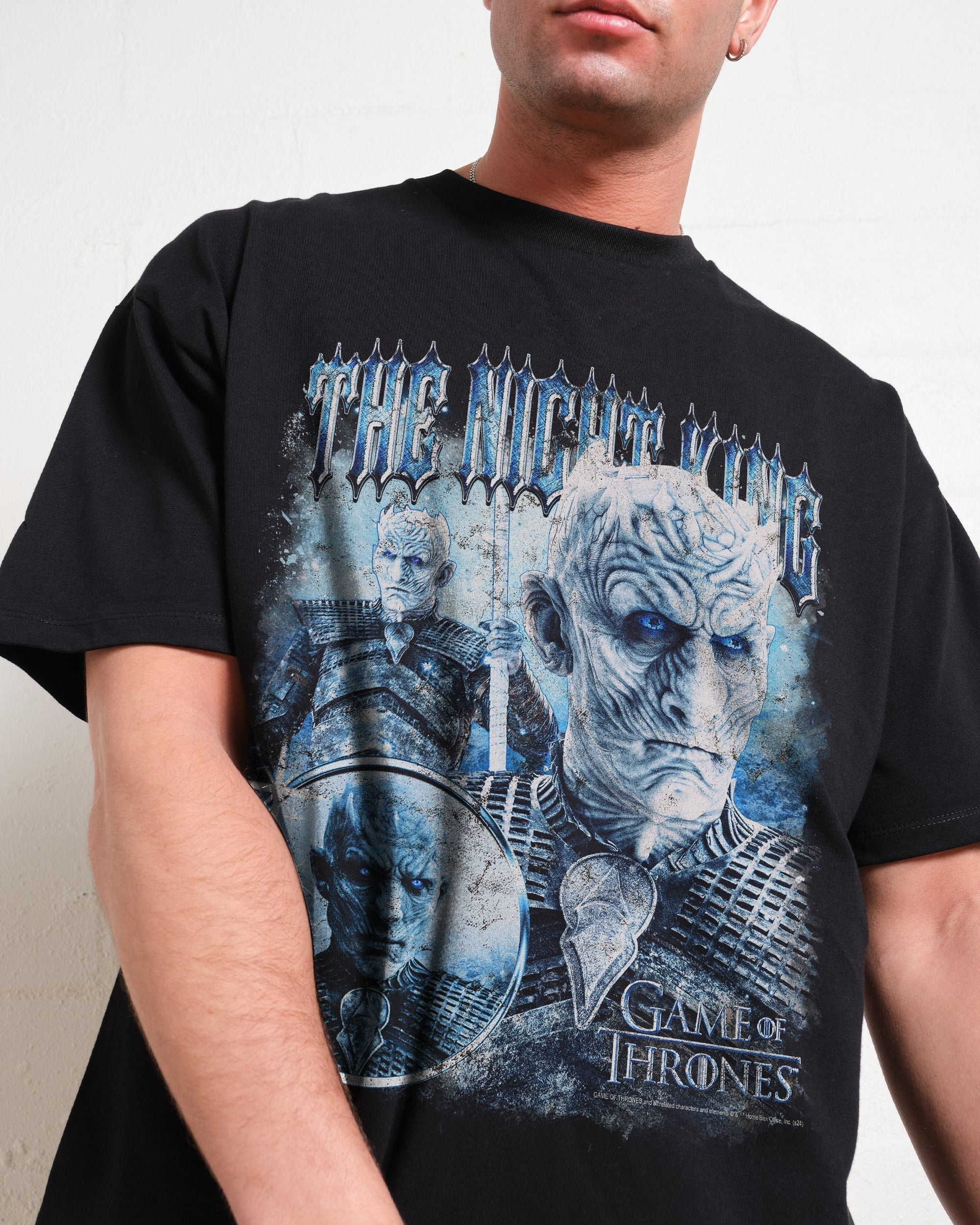 Vintage Night King Oversized Tee