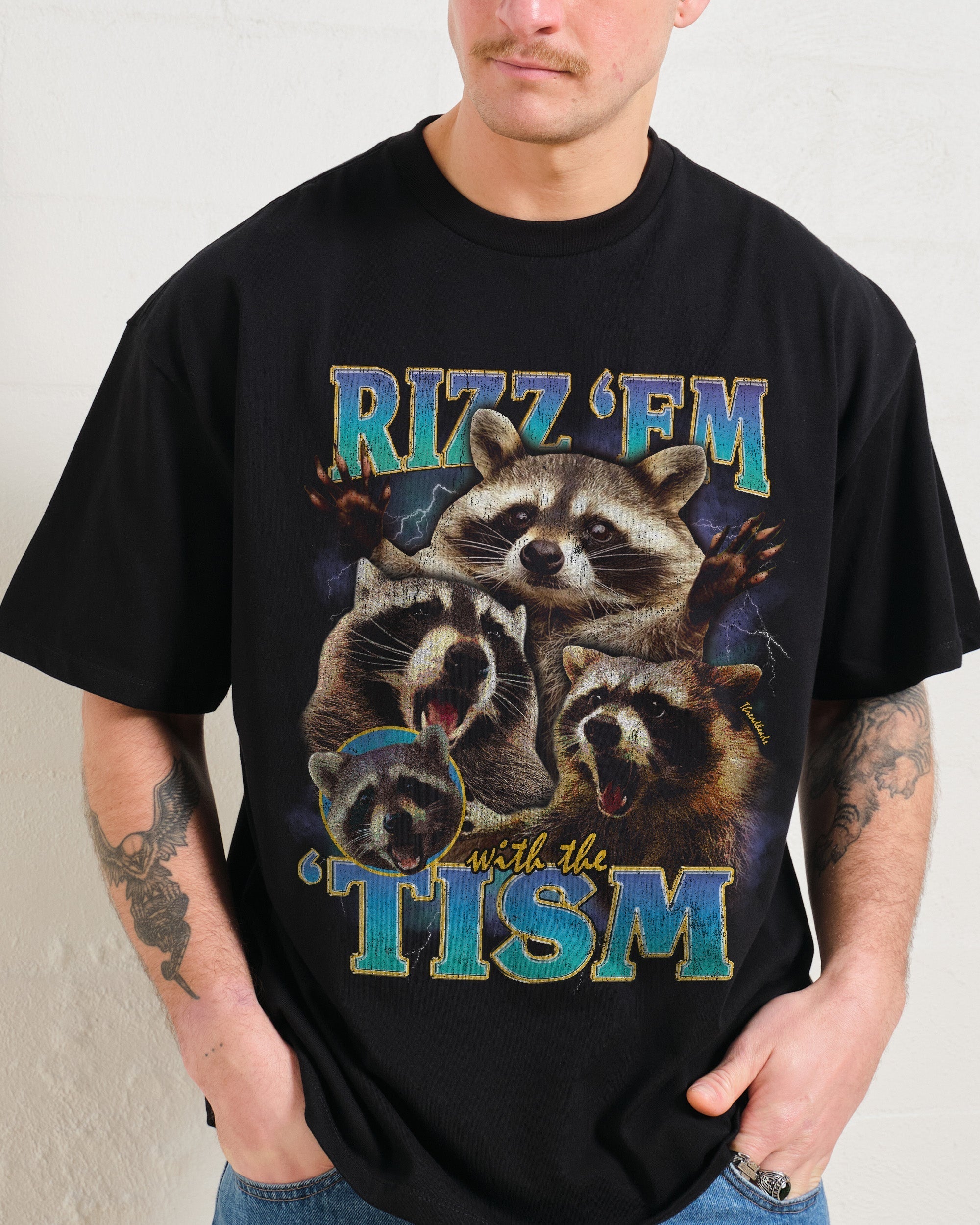 Rizz 'Em With the 'Tism Oversized Tee