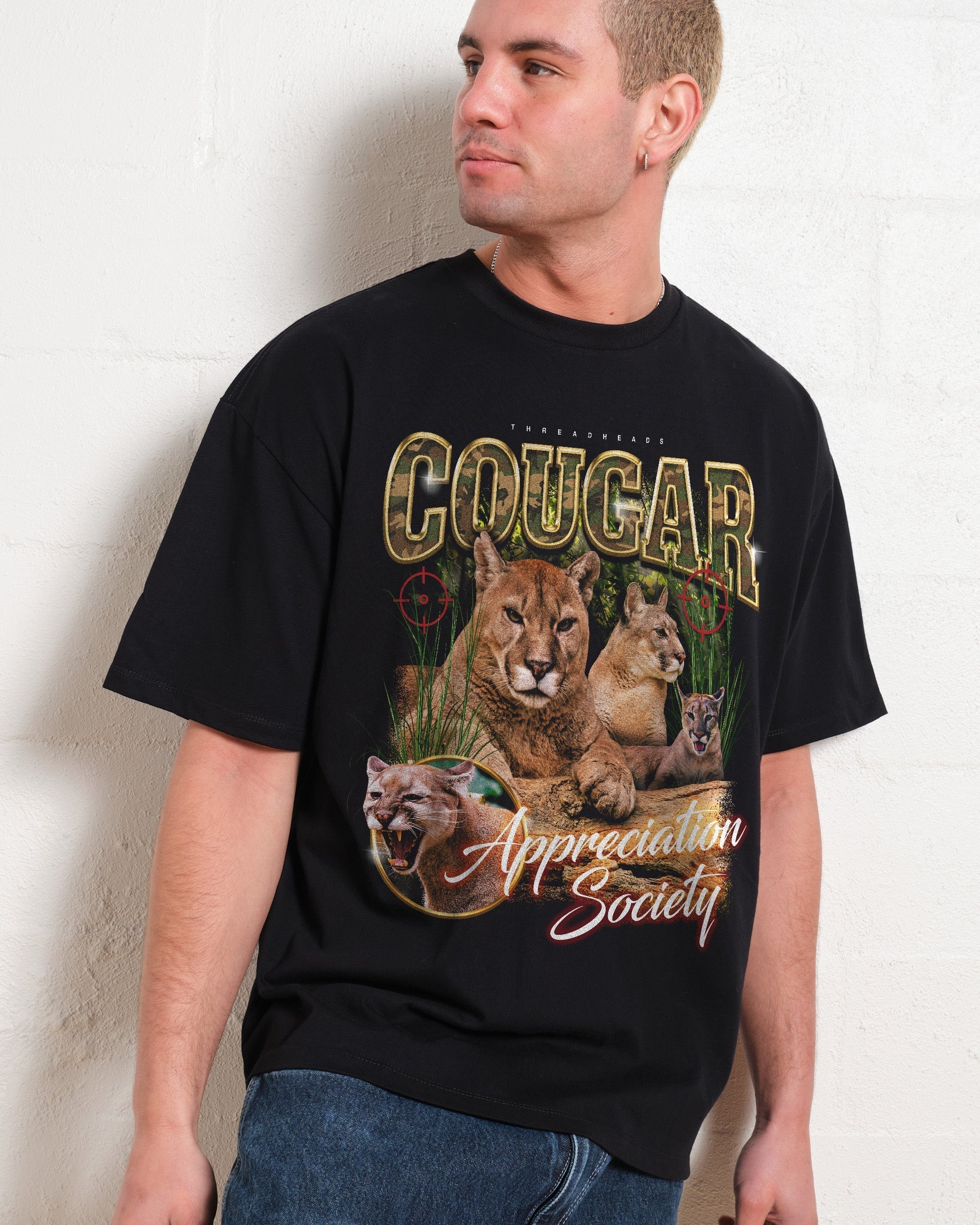 Cougar Appreciation Society Oversized Tee