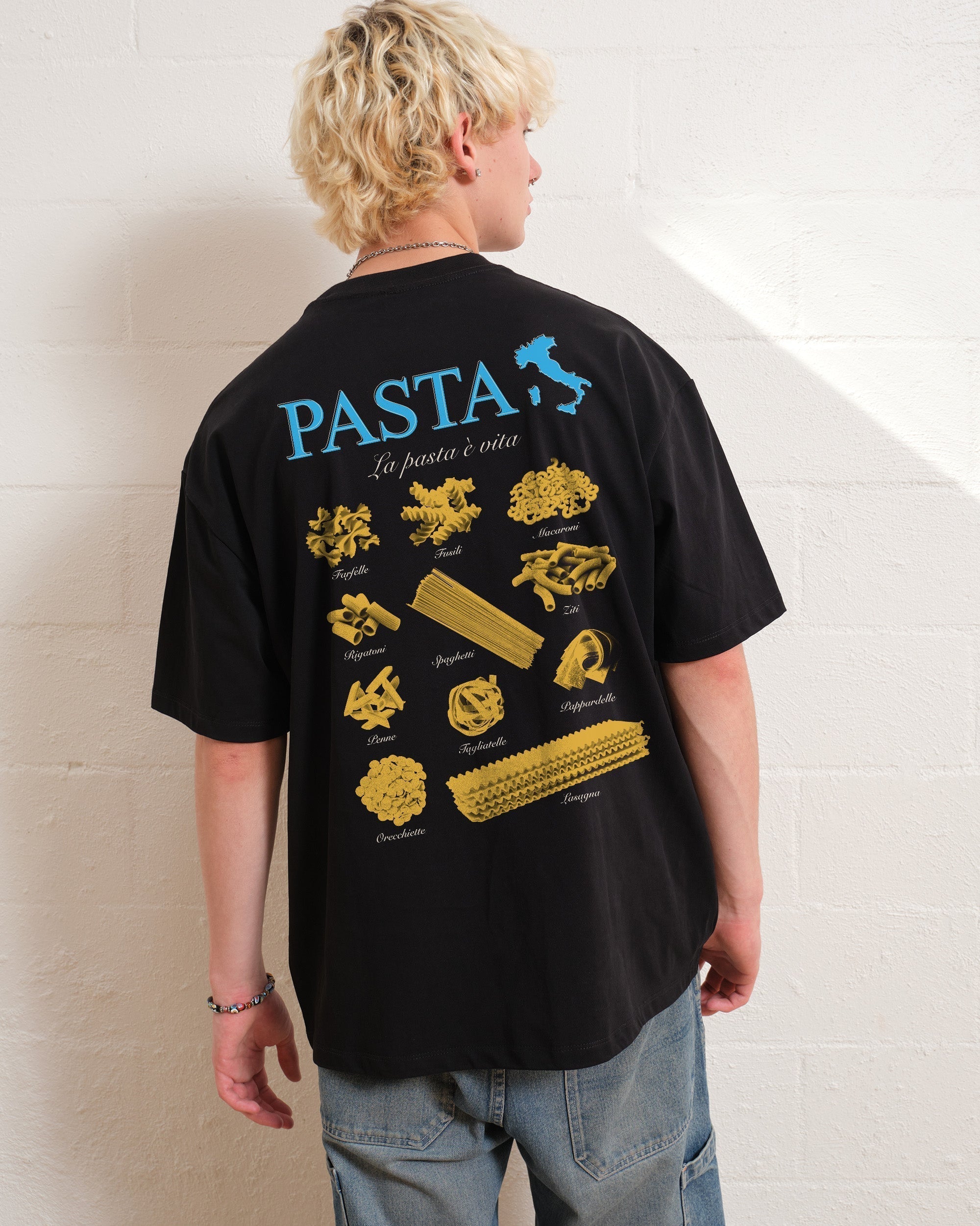 Pasta Is Life Oversized Tee